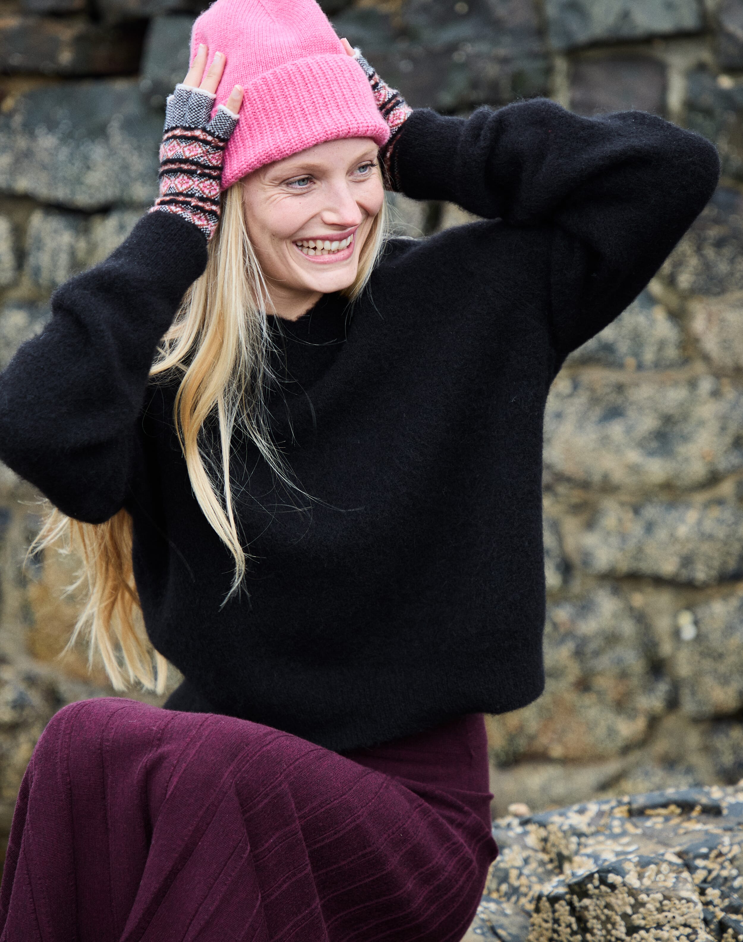 Brora Leather Zip Front Boots