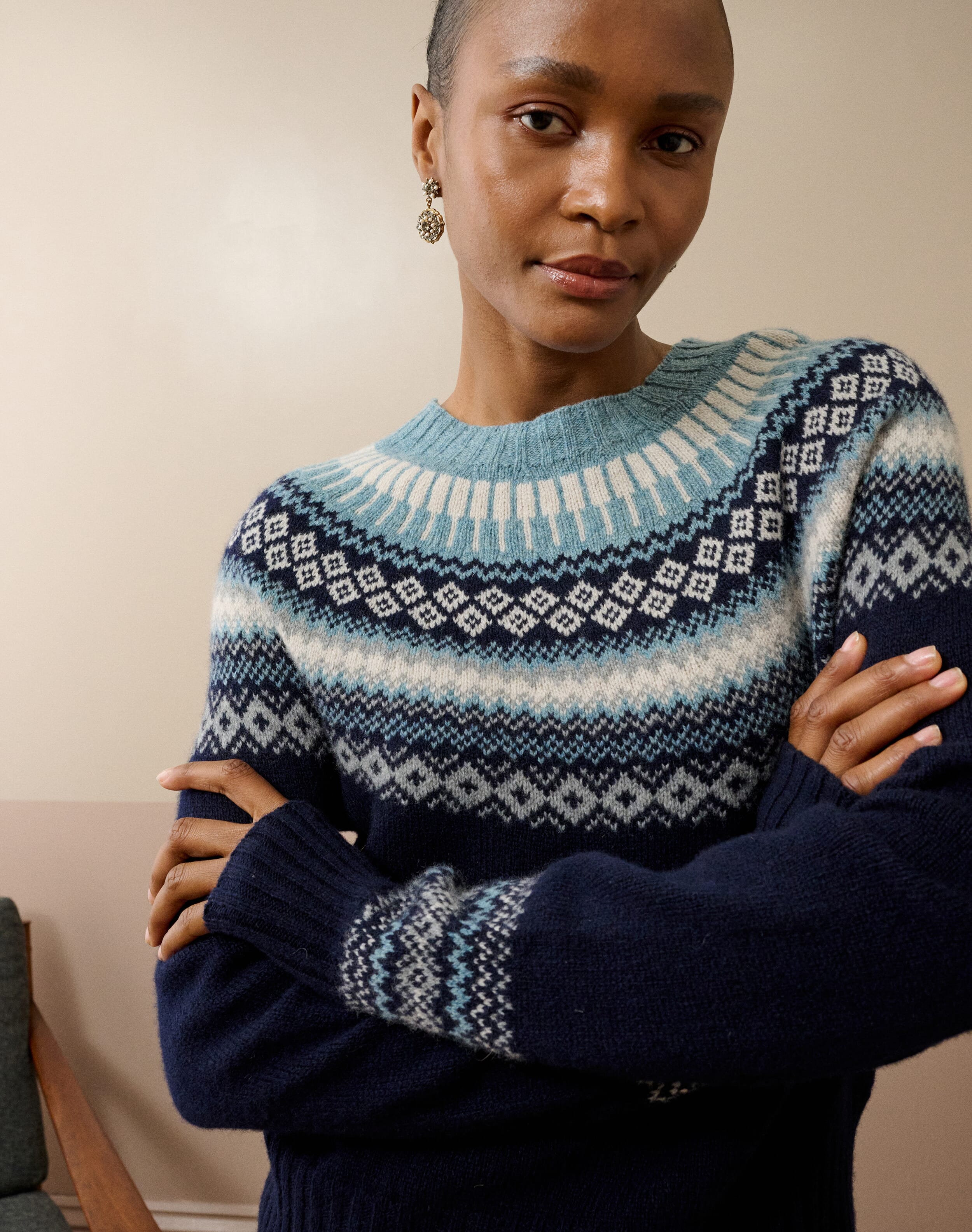 Brora Quilted Cotton Cord Reversible Jacket & mocha