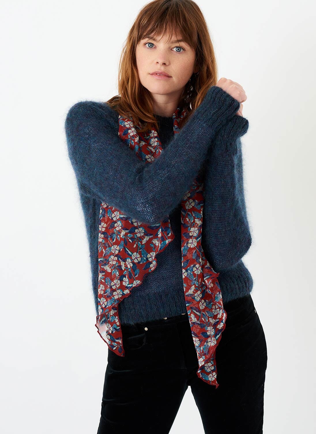 Mohair Jumper in Diesel | Women's Jumpers & Sweaters | Brora