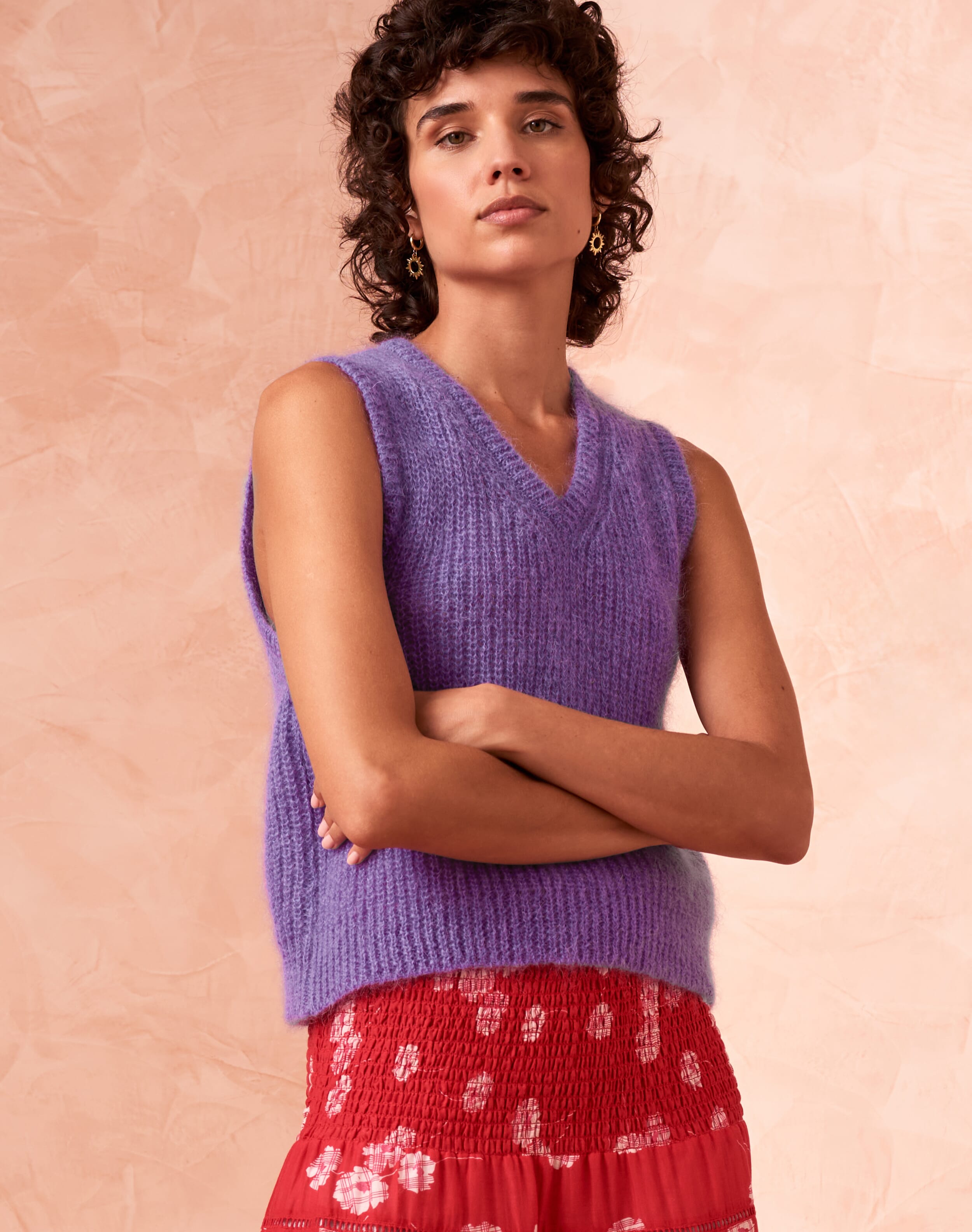 MURRAL Stem jersey tank ミューラル Stem jersey tank (Red)