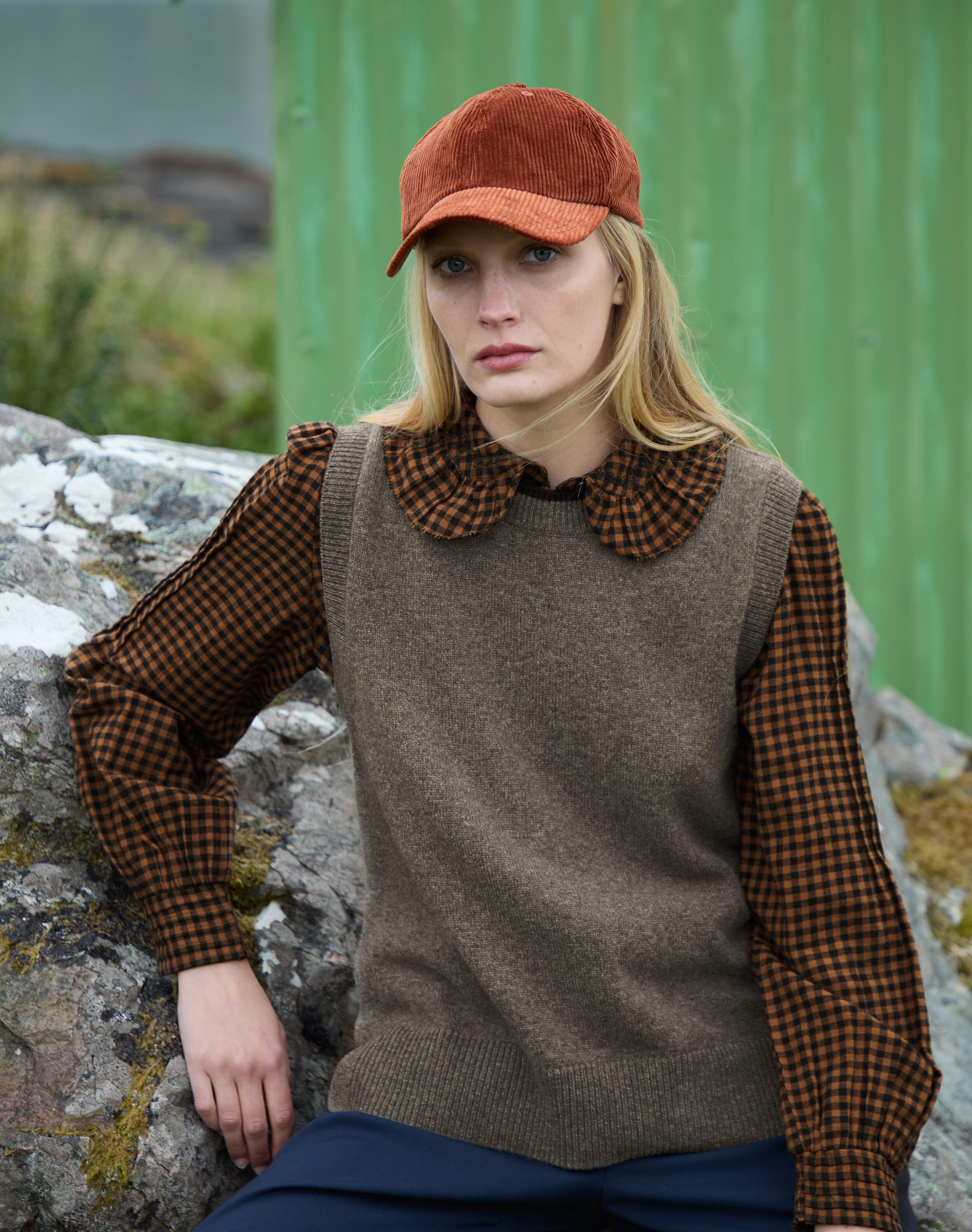 Brora Cashmere Beret Ash - 15