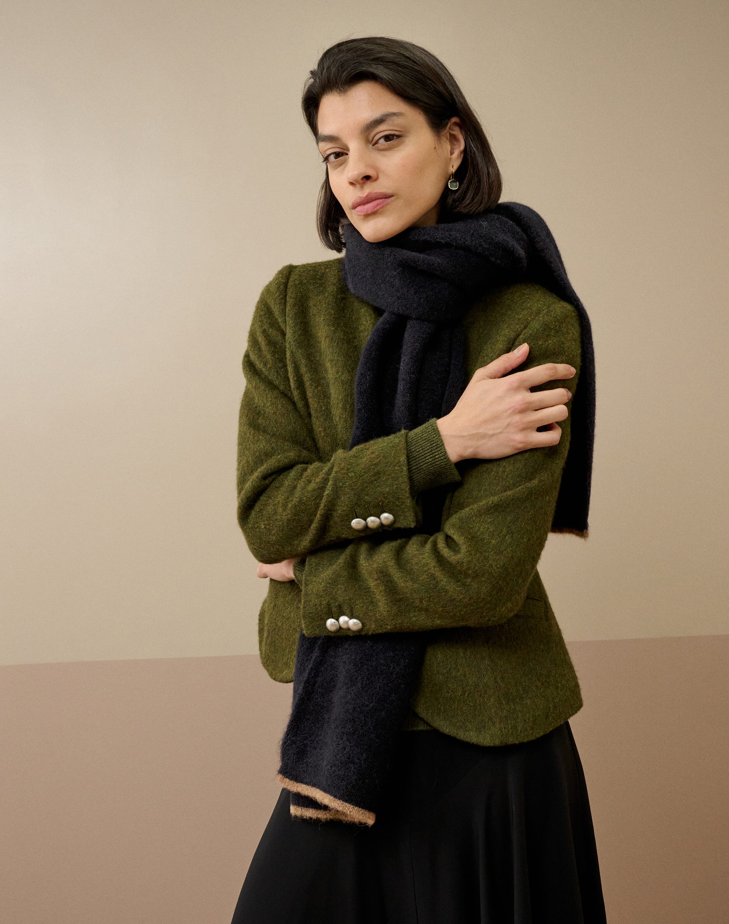 Brora Cashmere Beret Ash - 17