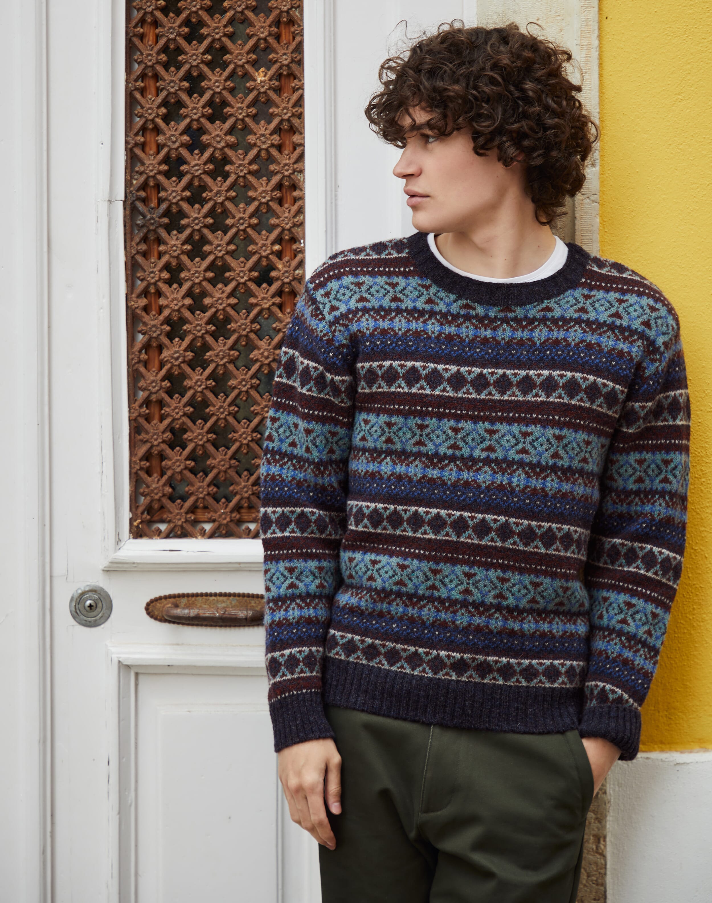 Brora Wool Fair Isle Jumper