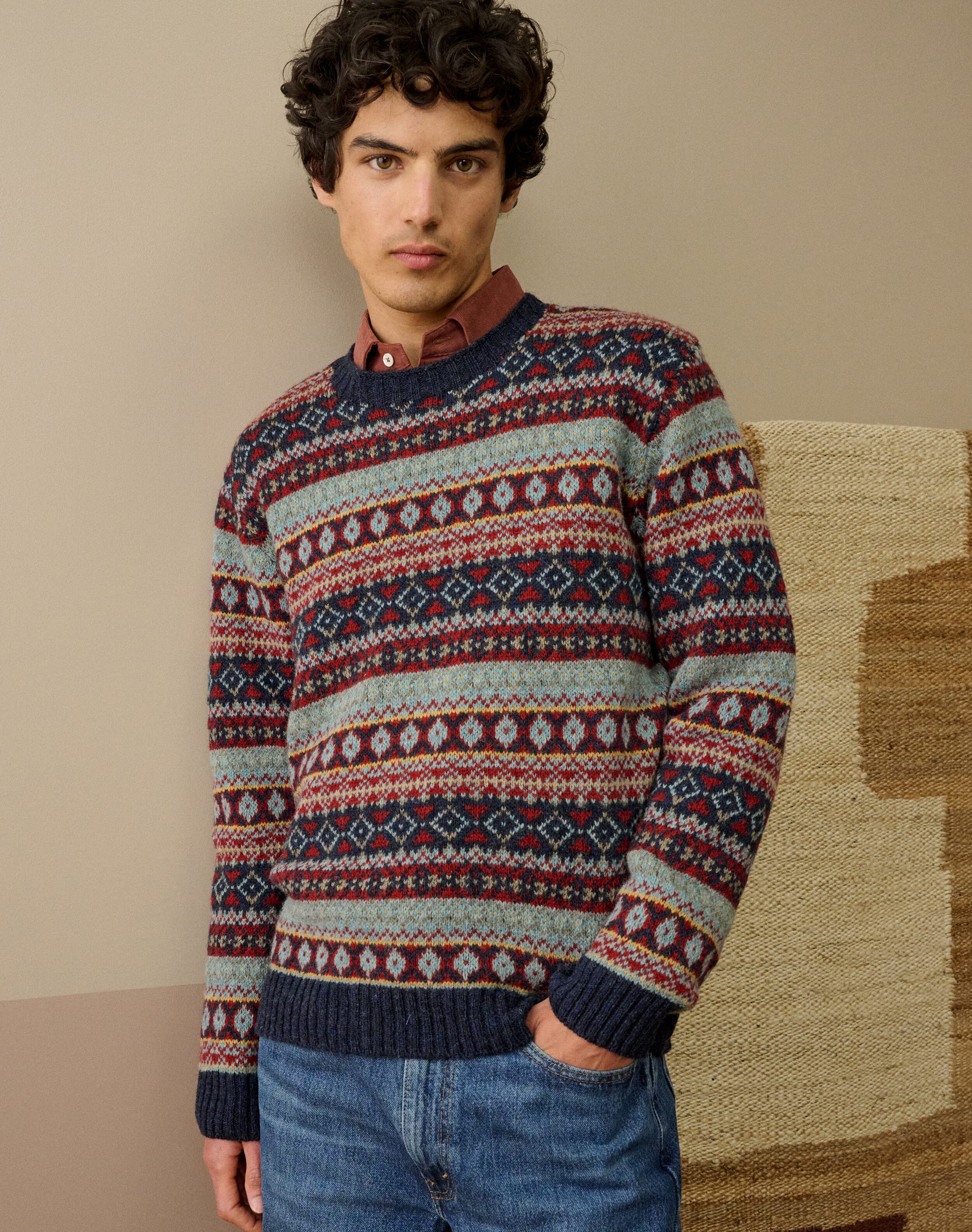 Brora Wool Fair Isle Jumper