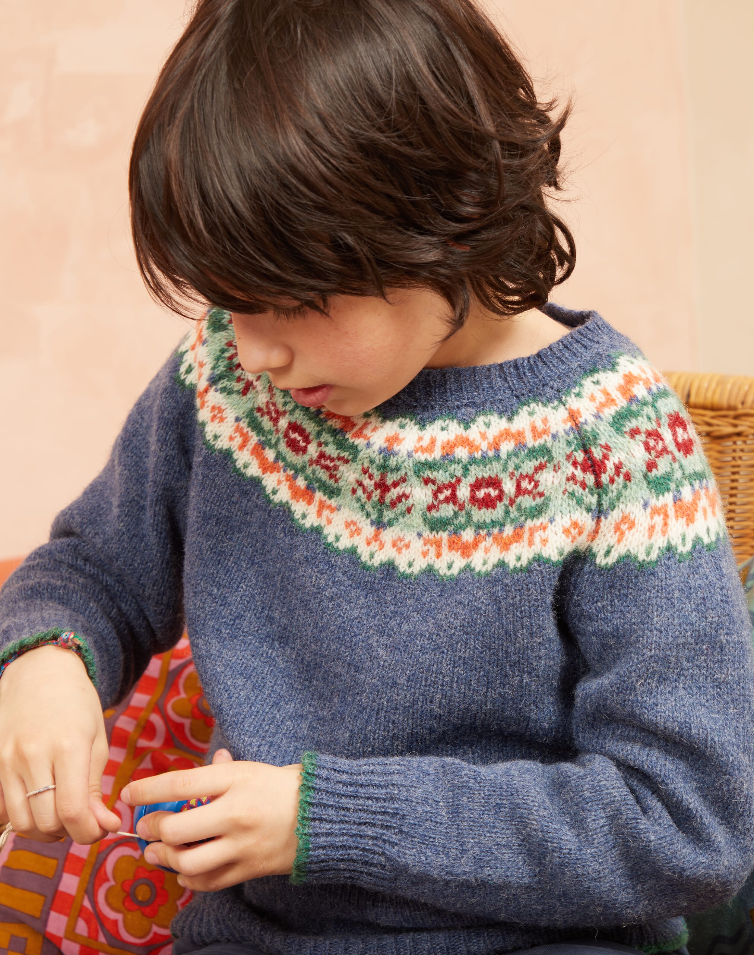 Brora fair isle sweater cheap
