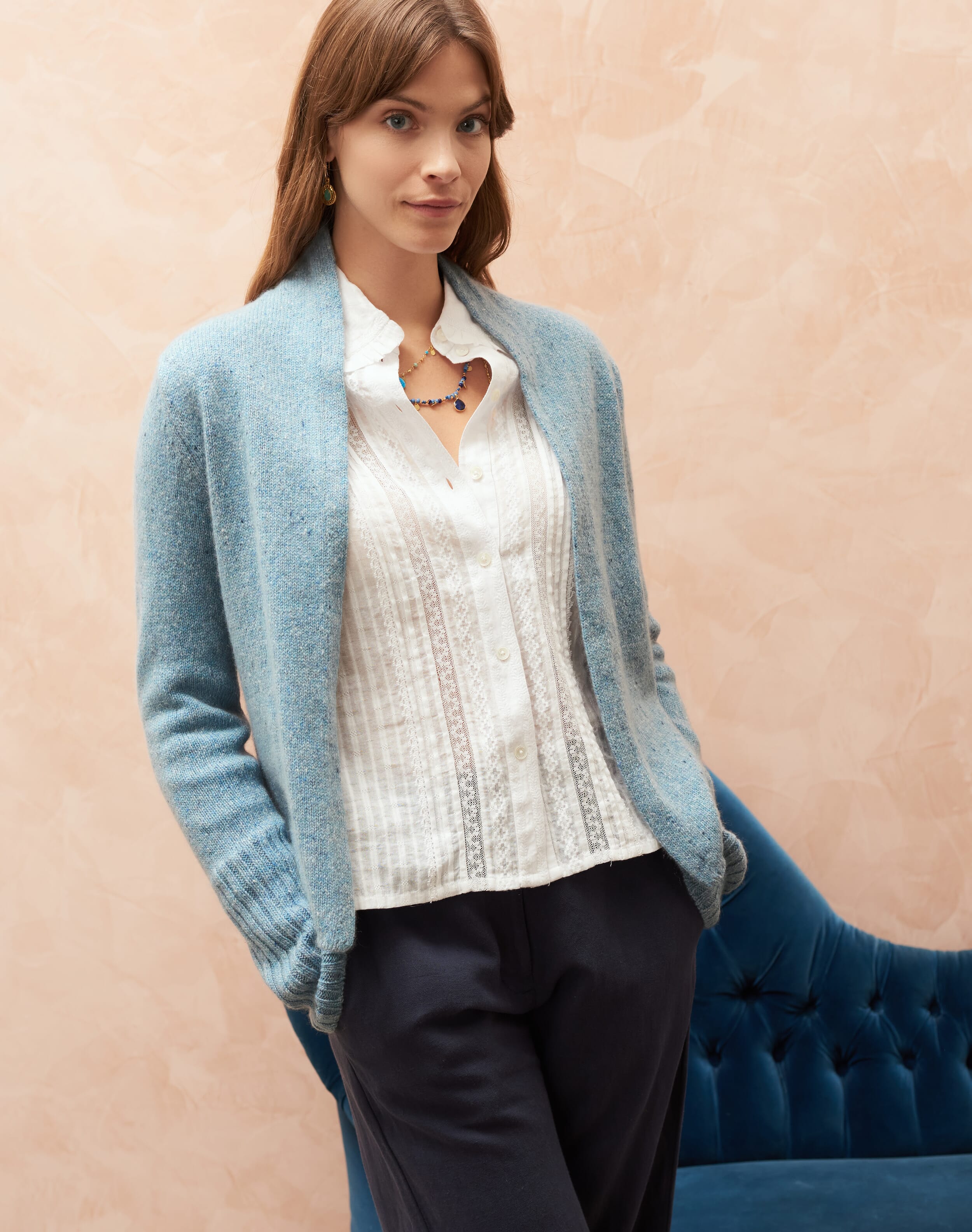 Women's Sustainable Cashmere Cardigans & Wool Cardigans Brora