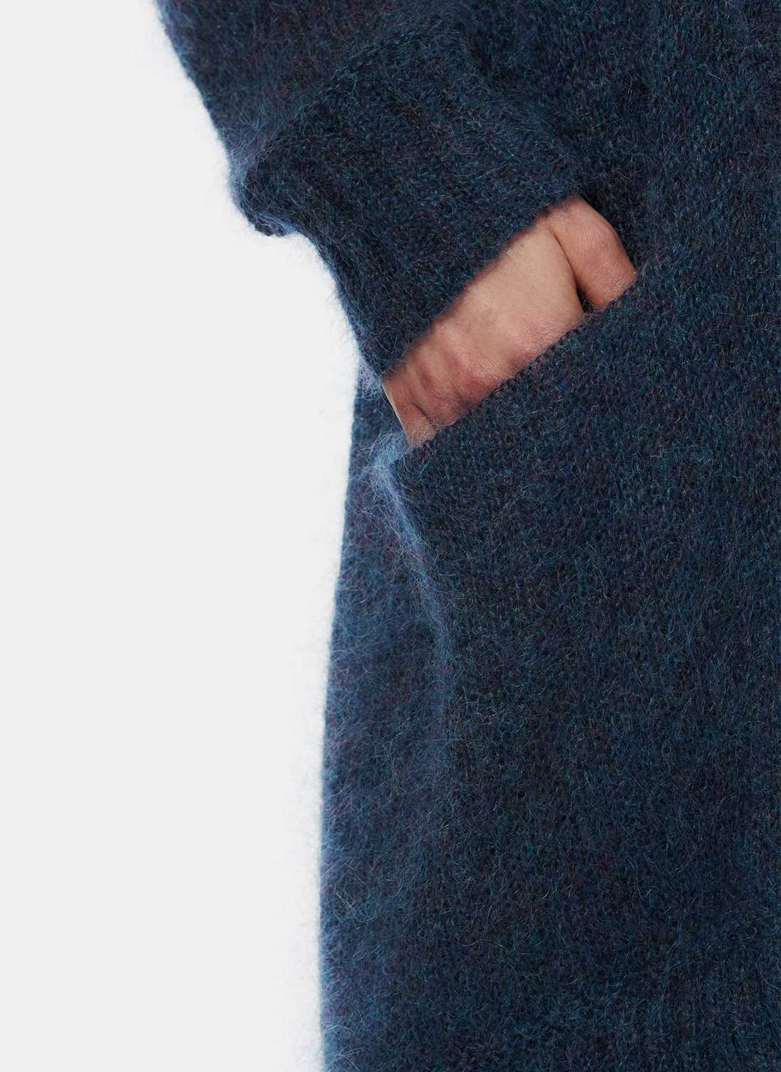 NIC+ZOE Women's Easy Featherweight Cardigan, Dark Indigo, XL