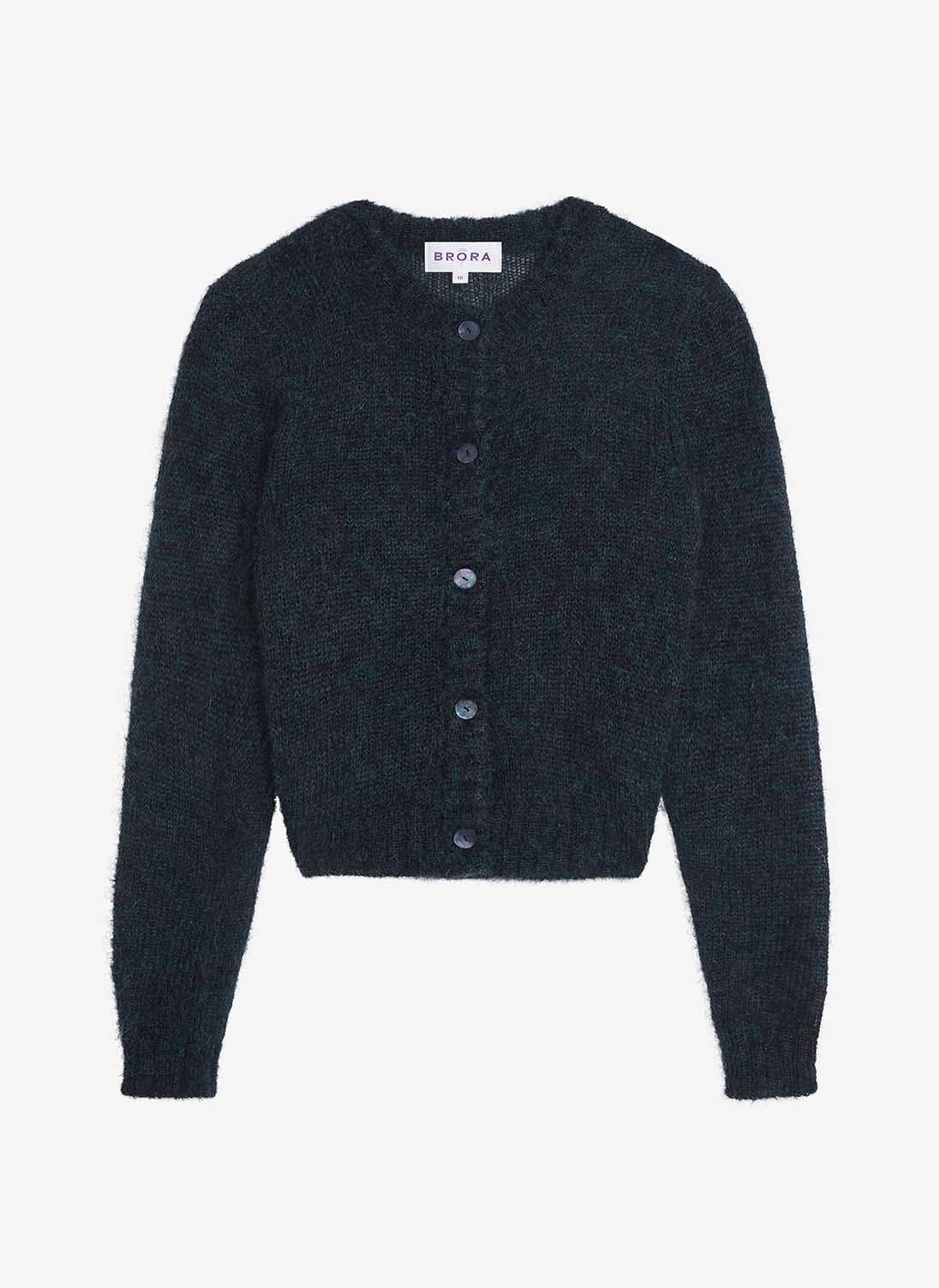 Diesel Mohair Round Neck Cardigan | Women's Cardigans | Brora