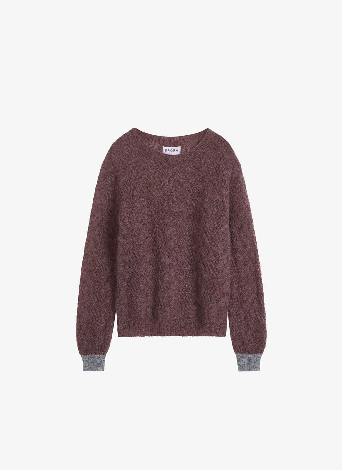 Mohair Lace Knit Jumper | Brora.co.uk