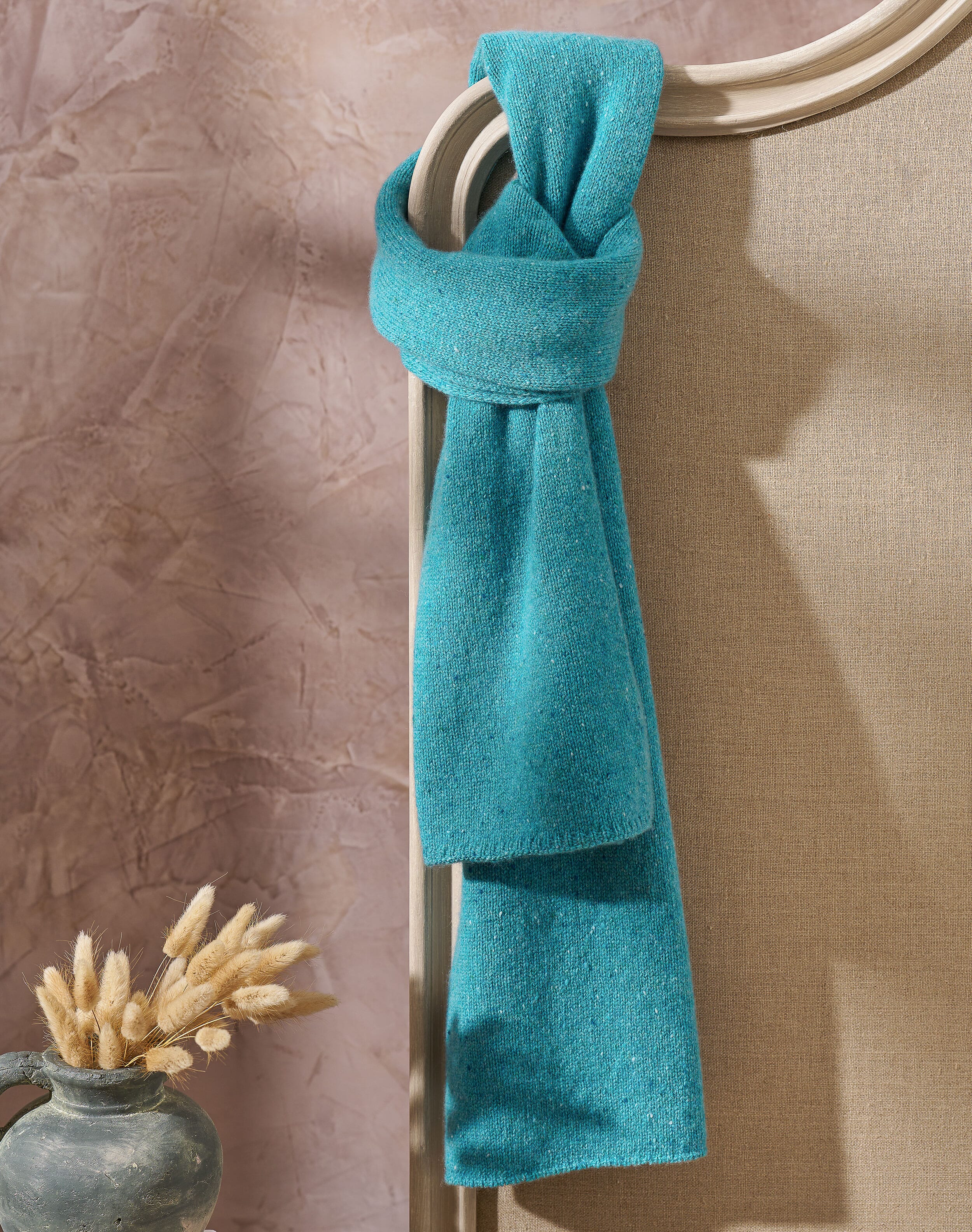 Brora Cashmere Donegal Scarf Ocean