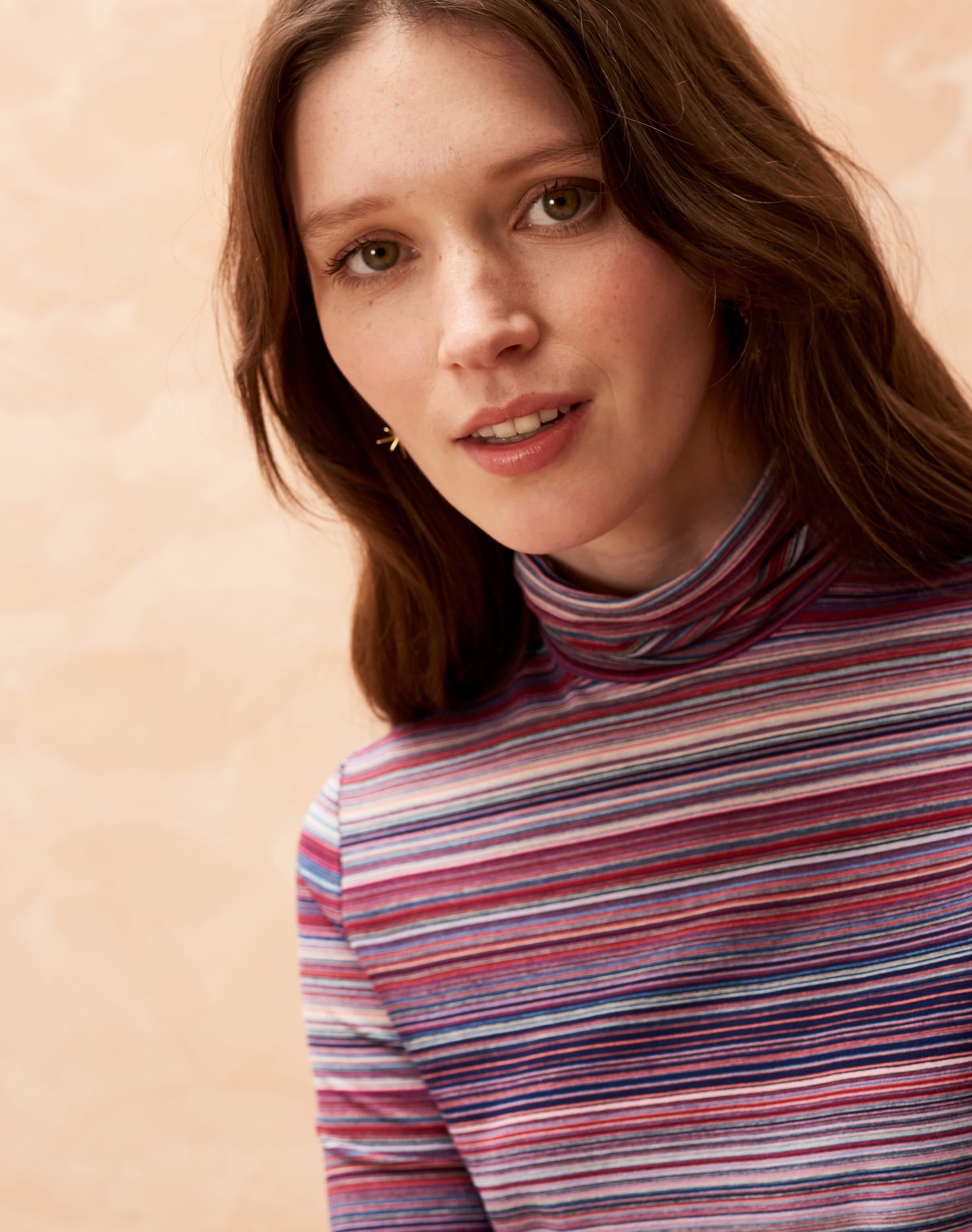 Jersey polo neck ladies Clearance