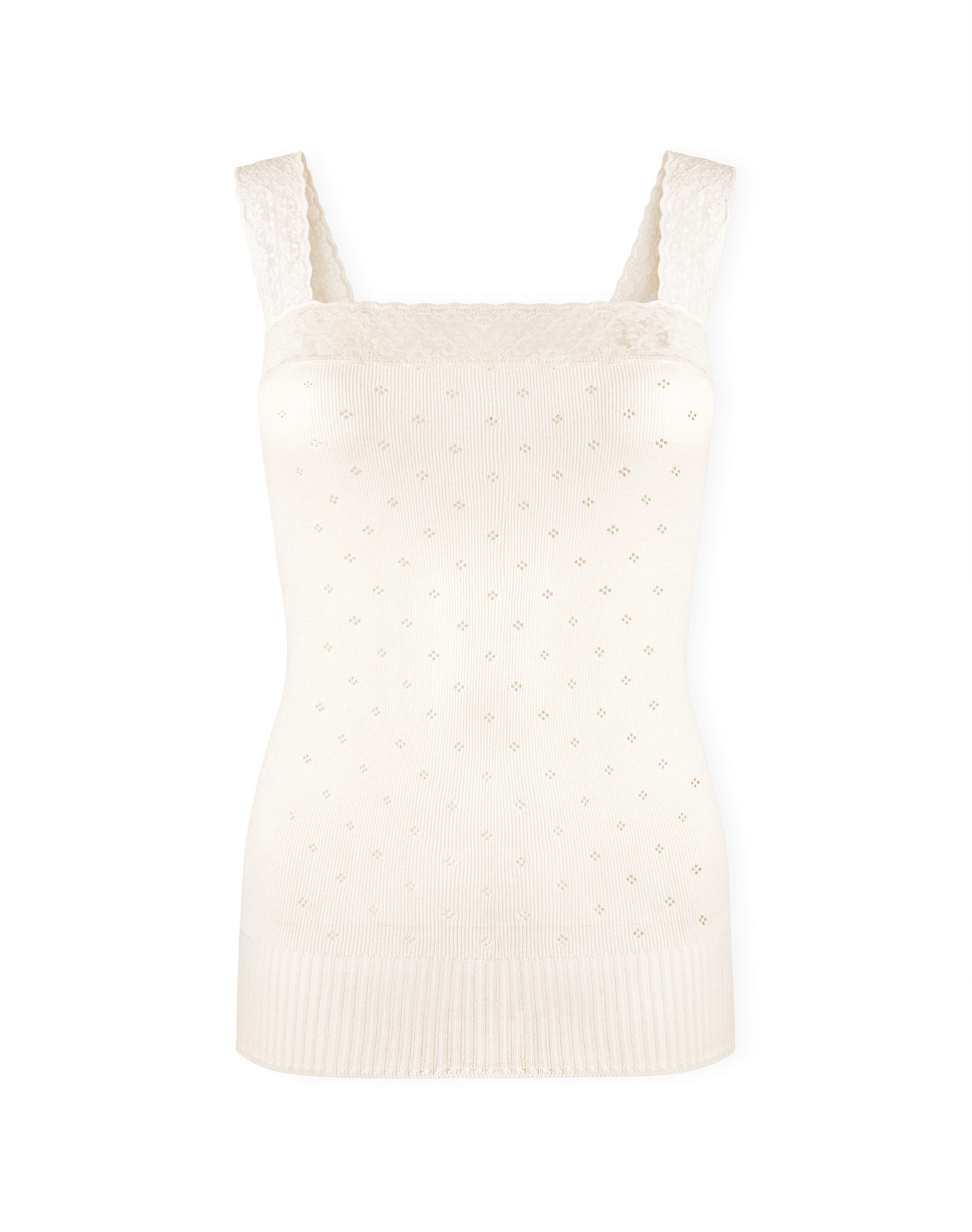 Vintage Ivory Hand-beaded Embellished Camisole Top