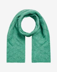 Cashmere Pointelle Scarf In Jade Women s Accessories Brora Cashmere Pointelle Scarf In Jade Women s Accessories Brora
