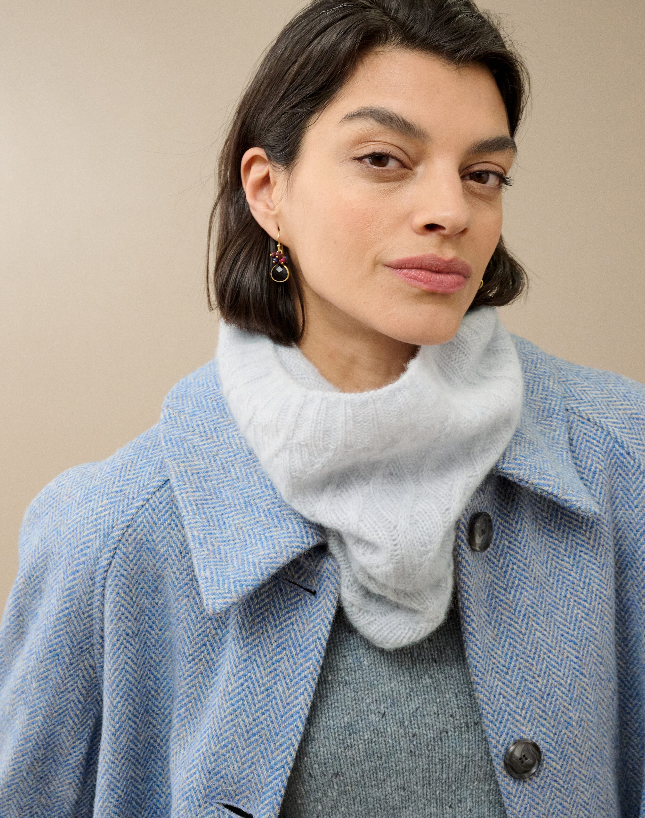 Brora Cashmere Plaid Scarf - 16