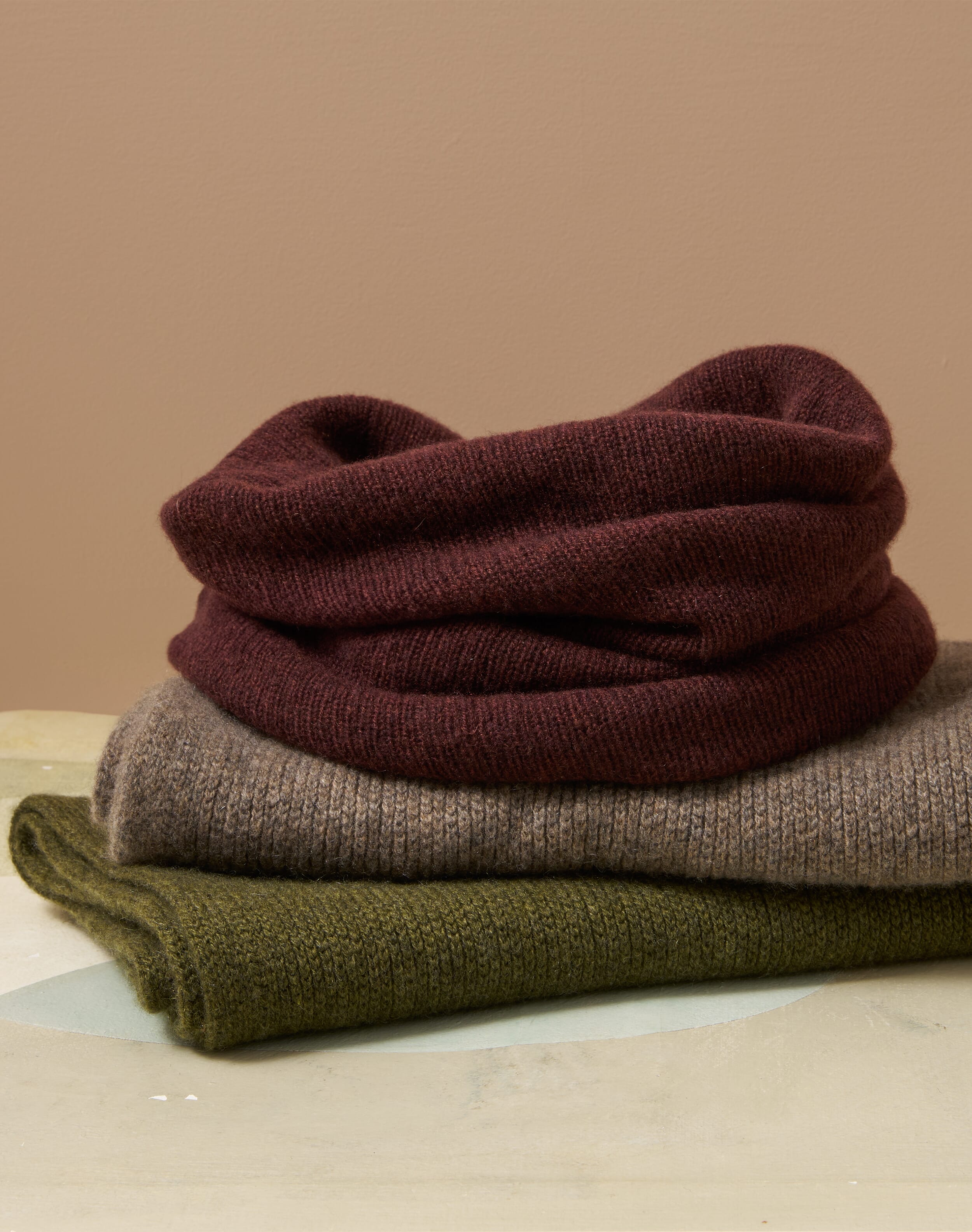 Brora Cashmere Gauzy Snood Ivy - 4