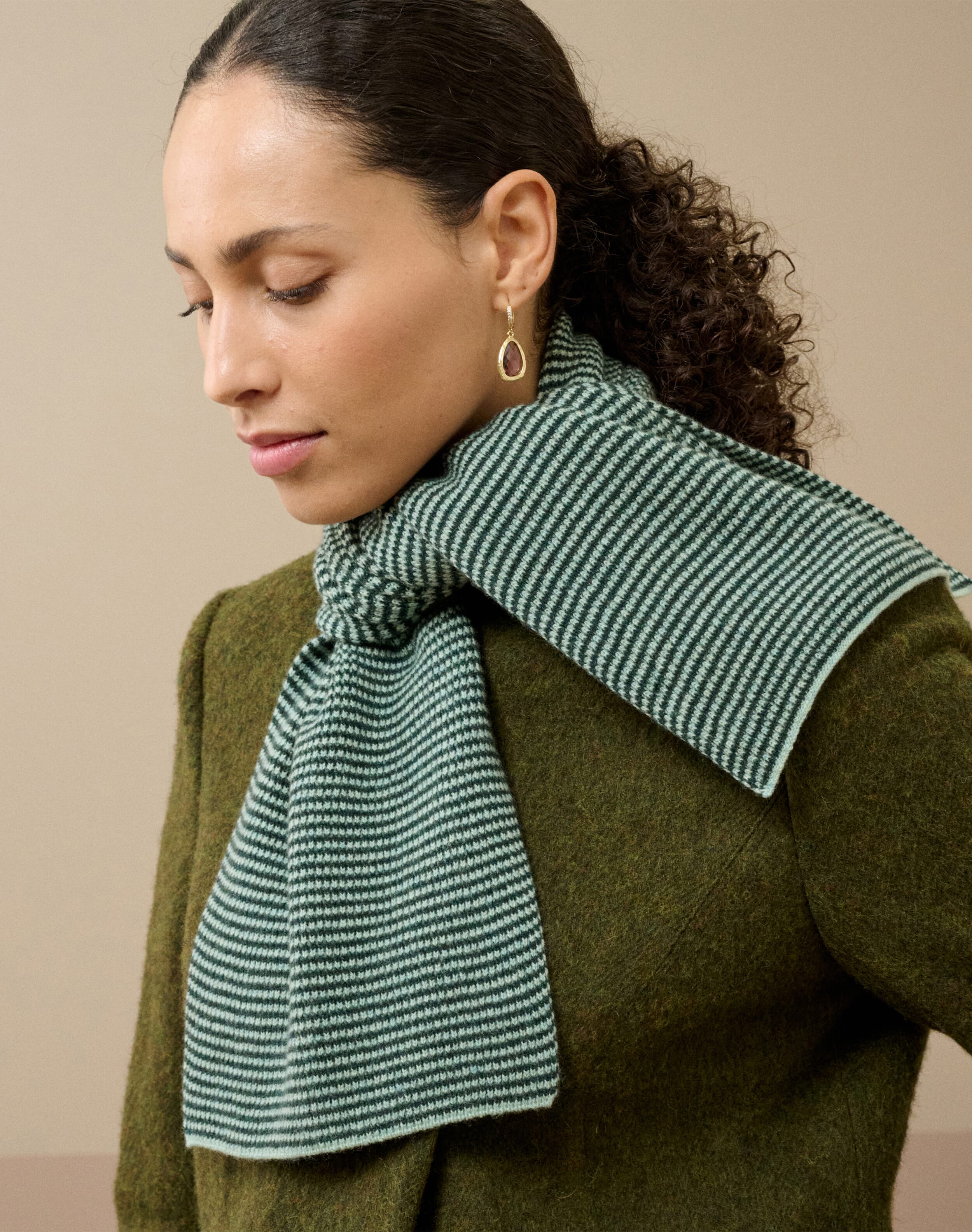 Brora Cashmere Beret Ash - 19