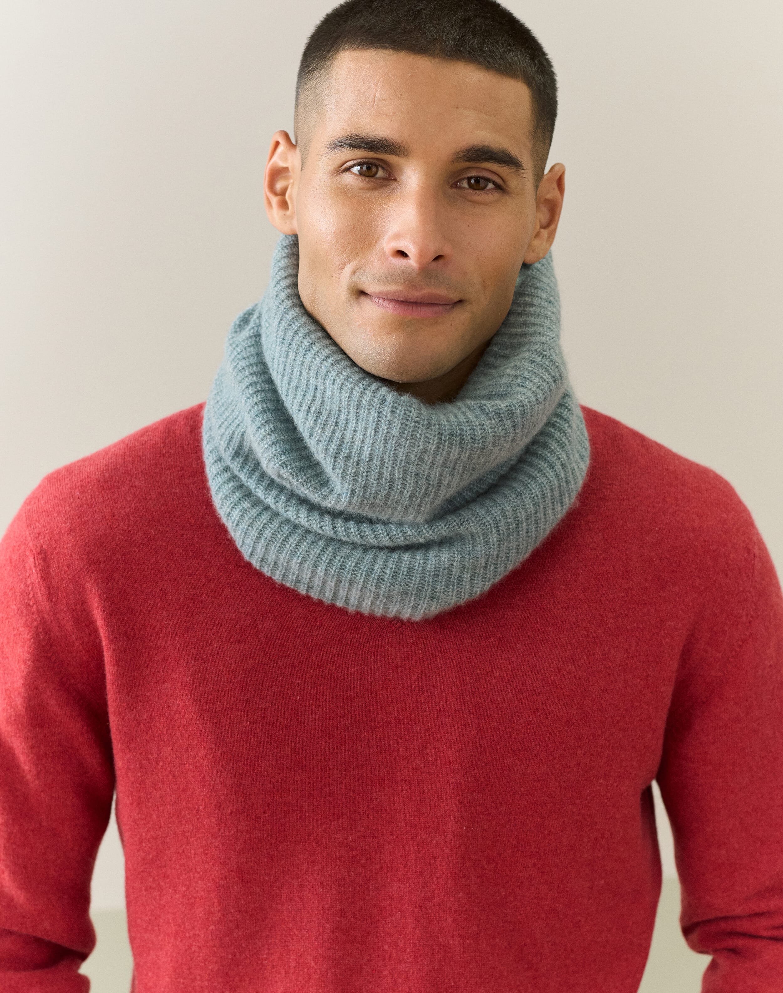 小物 PRY/SLV925 Double-Wrap Cashmere Snood Cashmere Double Wrap Snood【black】 – PRY