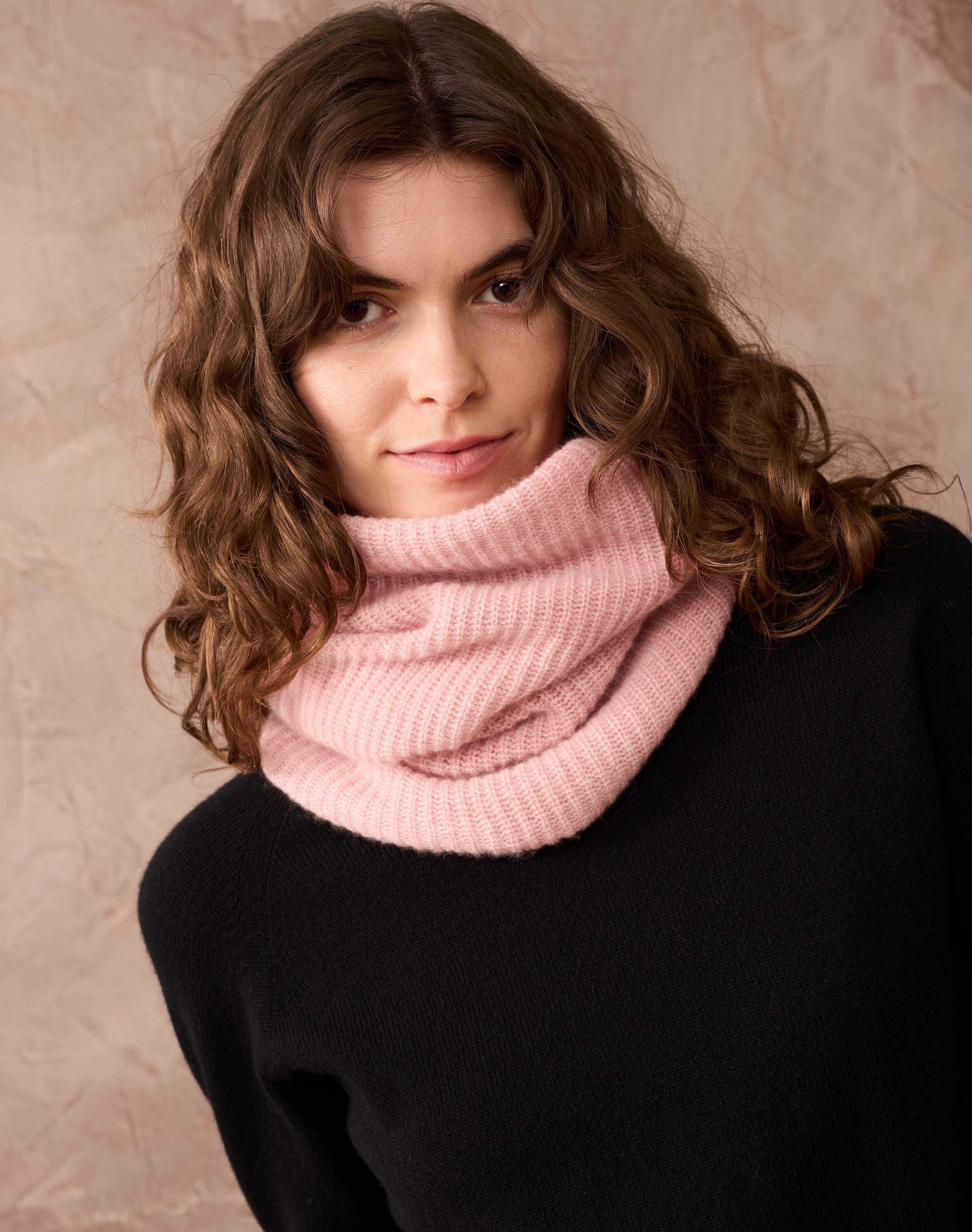 Brora Cashmere Textured Snood Shell