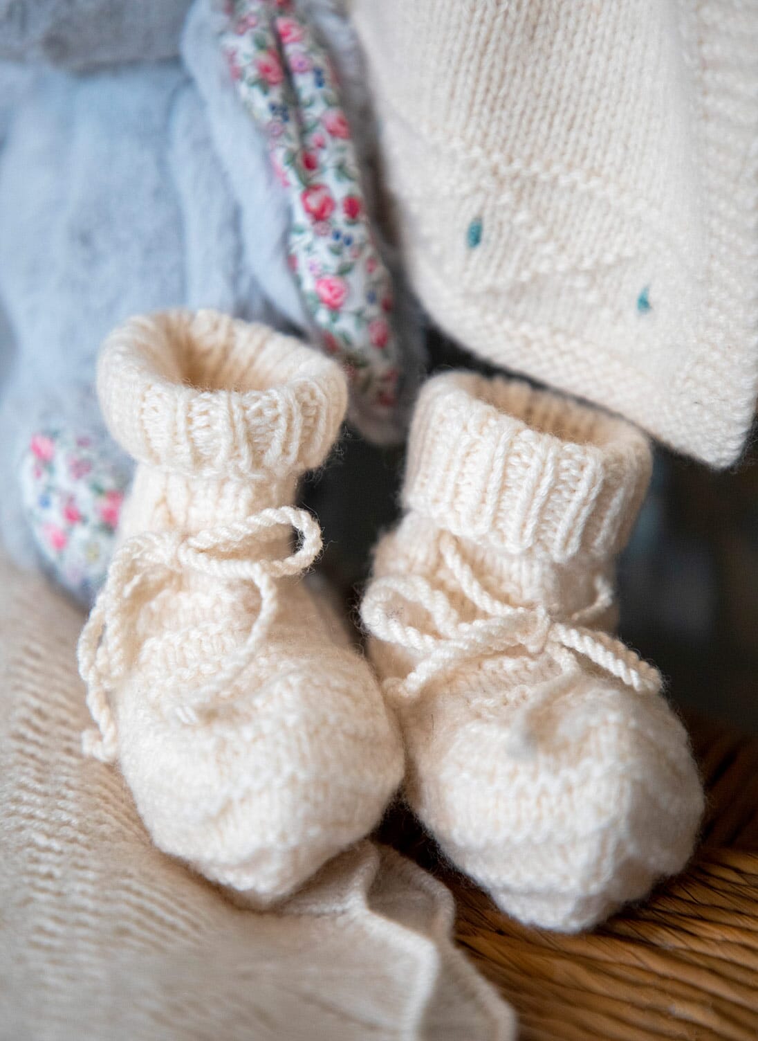 Brora Cashmere Hand Knit Bootees Winter 