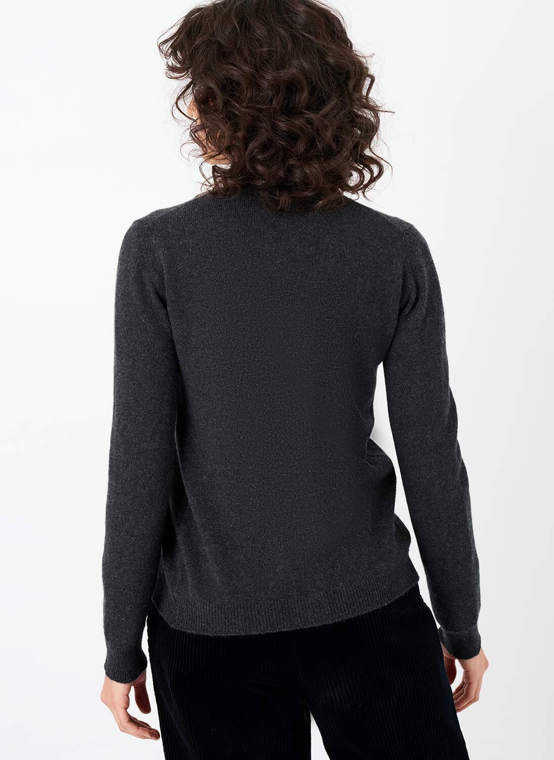 Cashmere Classic Carbon Cardigan| Women's Cardigans | Brora