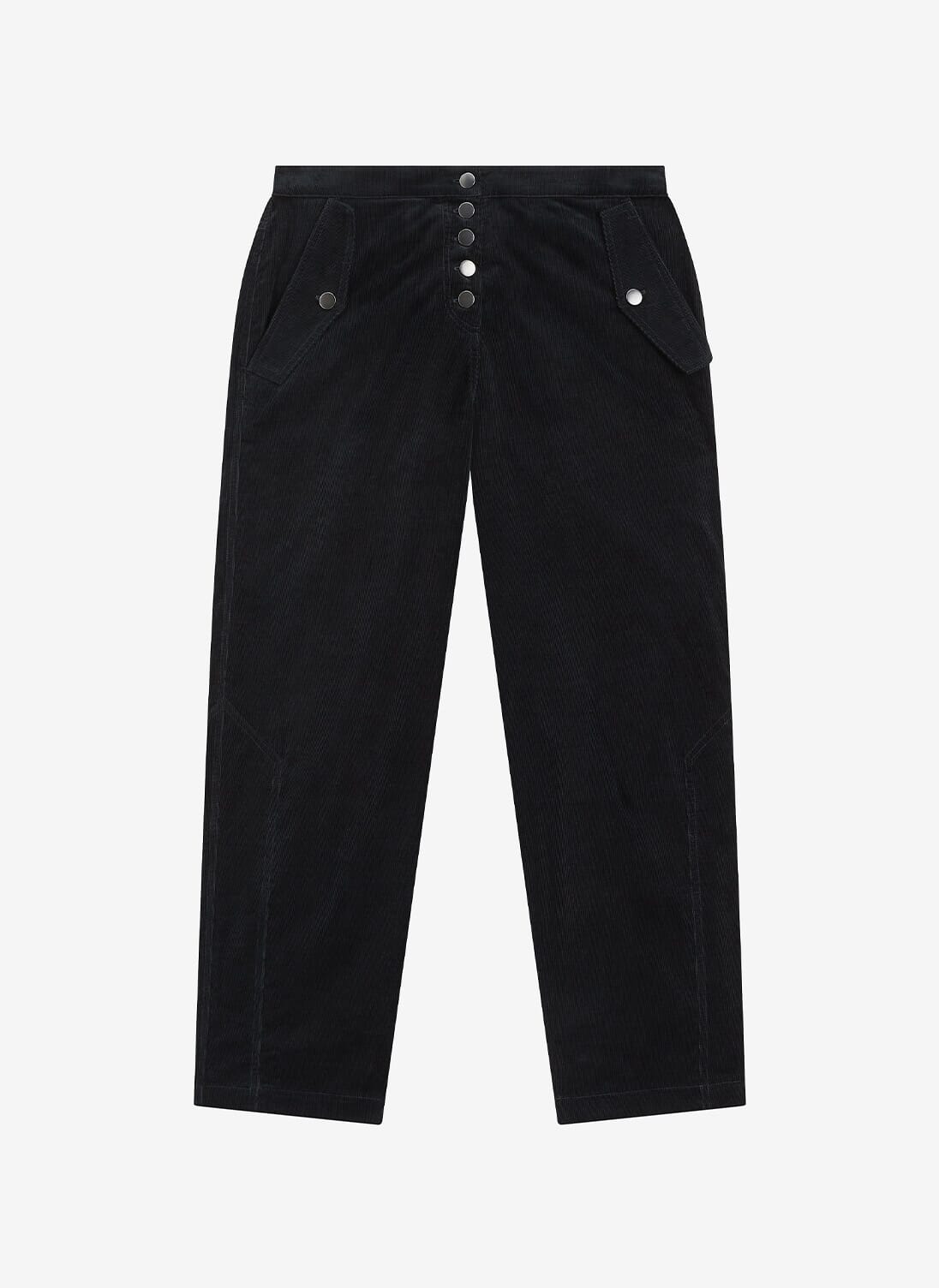 Ink Needlecord Utility Trousers | Women's Trousers | Brora