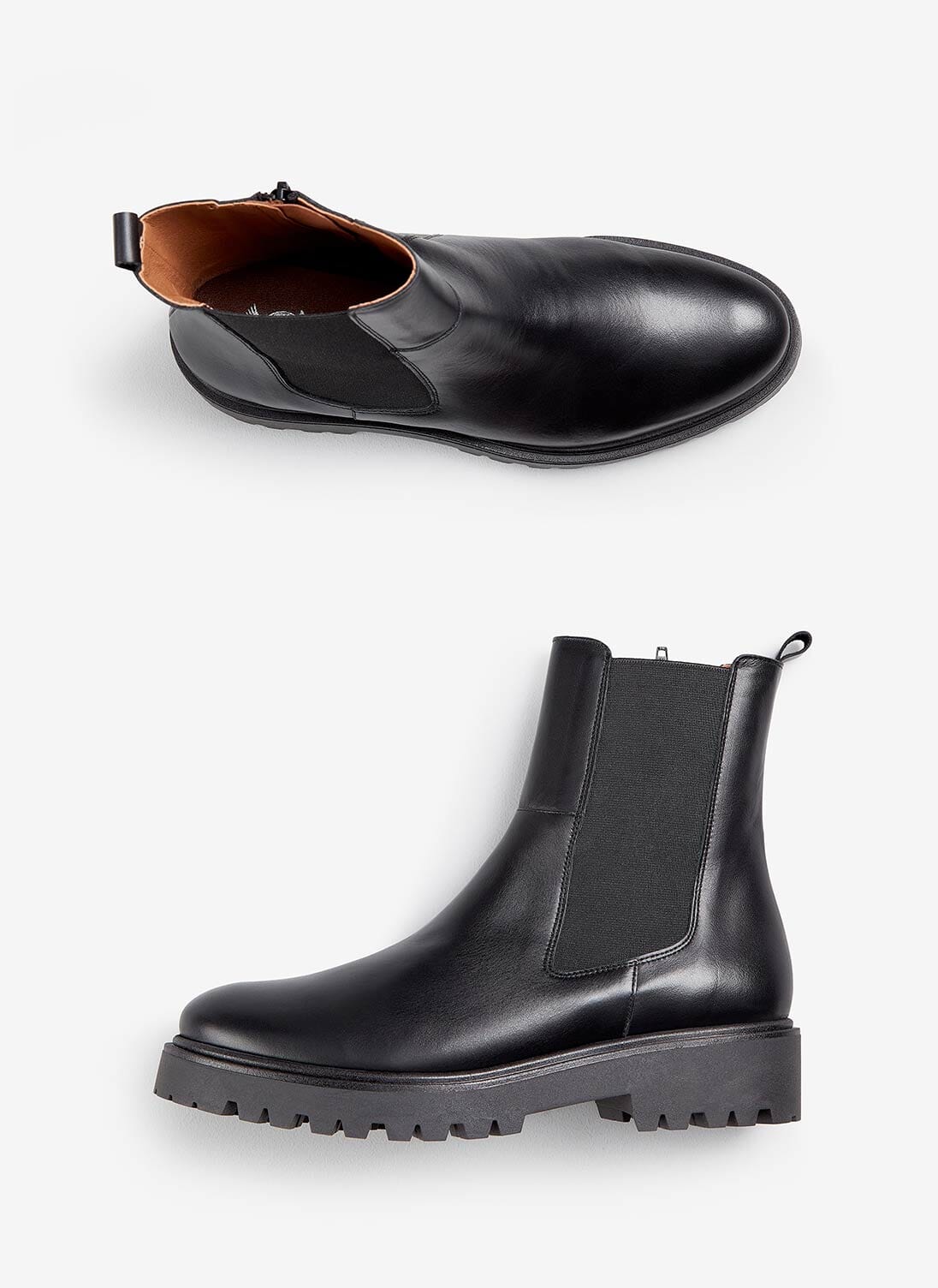 Kenova black leather boots online