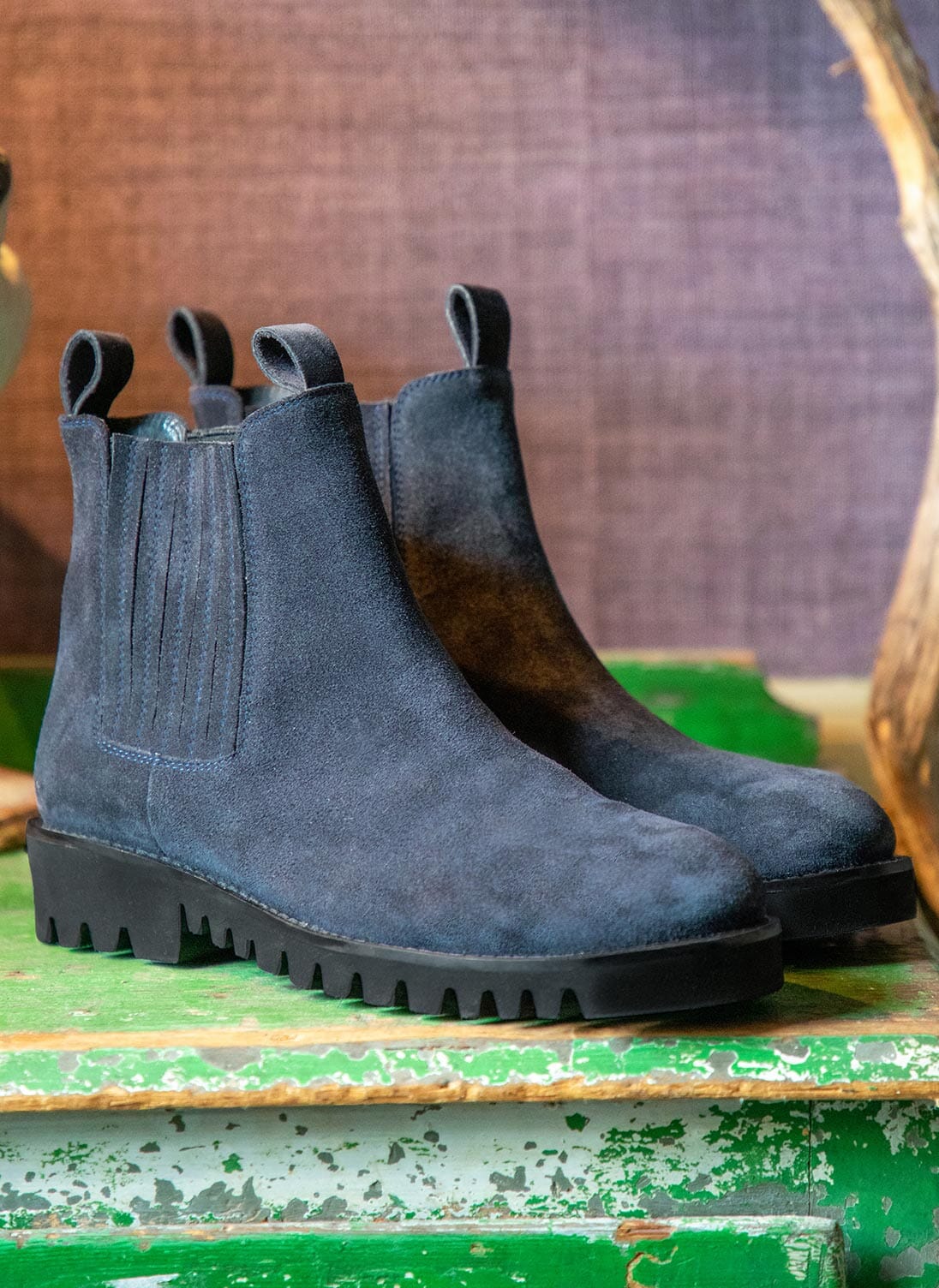 Ink Slip On Chunky Chelsea Boots Trainers & Boots Brora