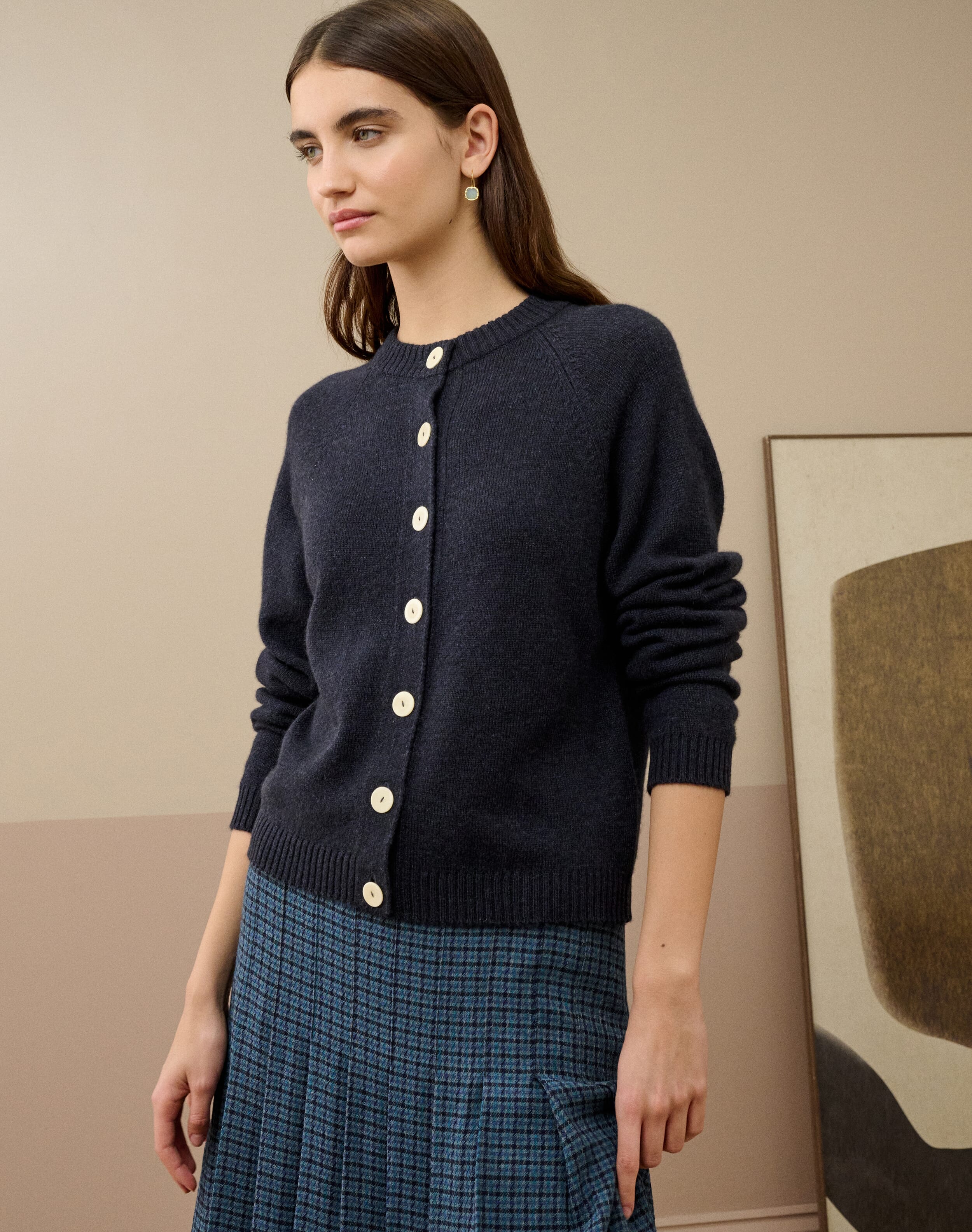 Brora Cashmere Cardigan Black