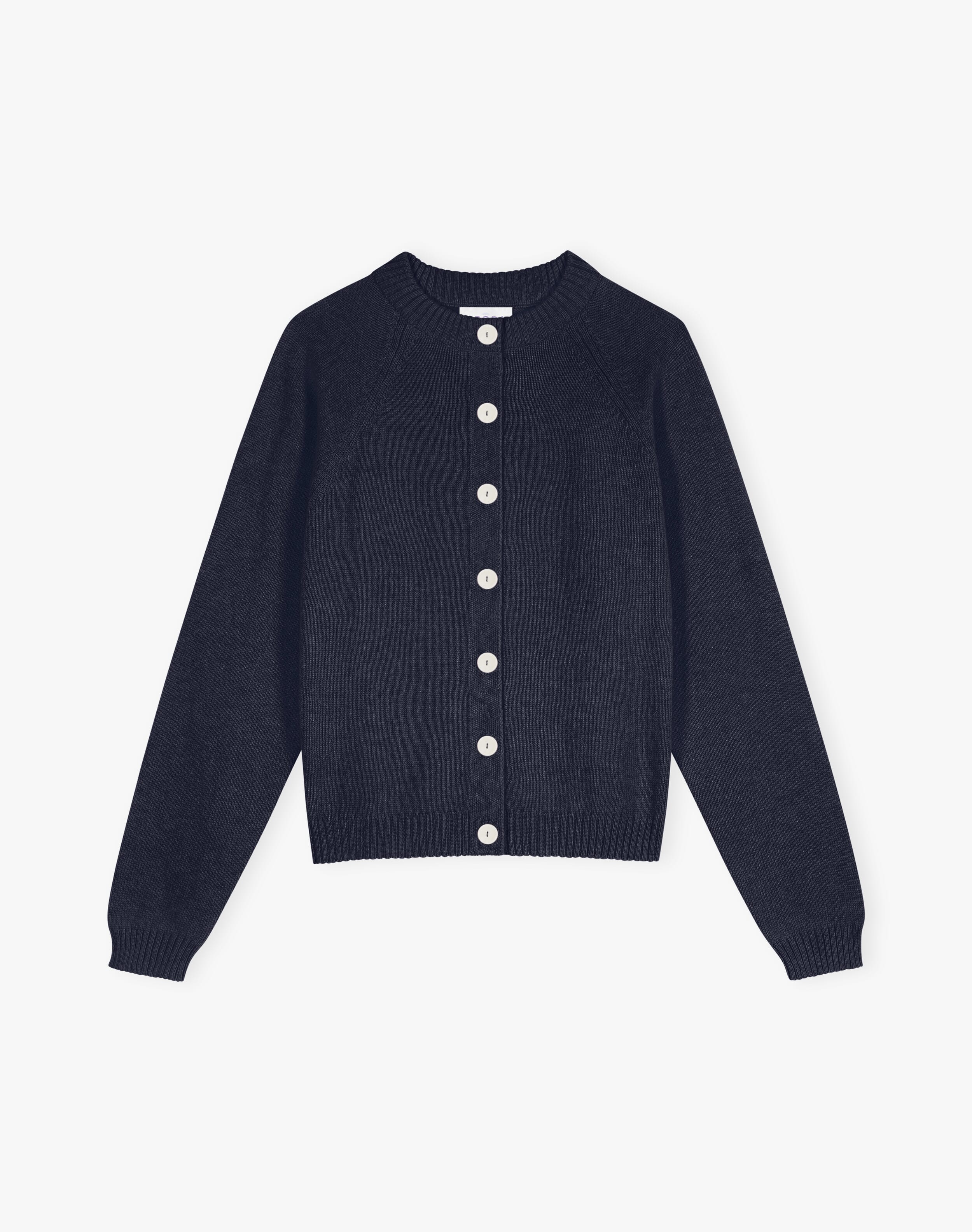 Scottish Cashmere Cardigan in Midnight | Brora Clearance