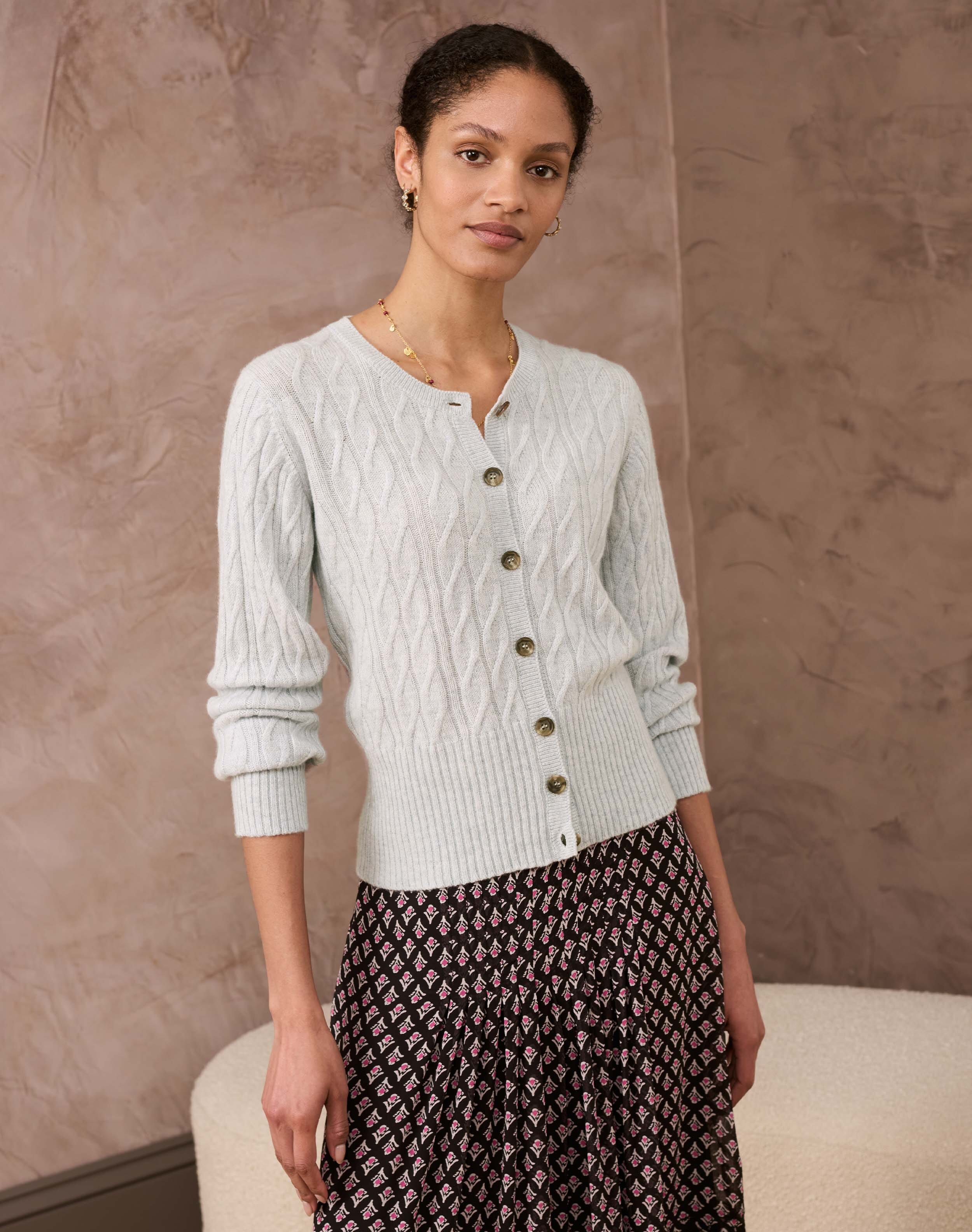 Cable Cardigan × Mini One-Piece Set・全1色 main image 0