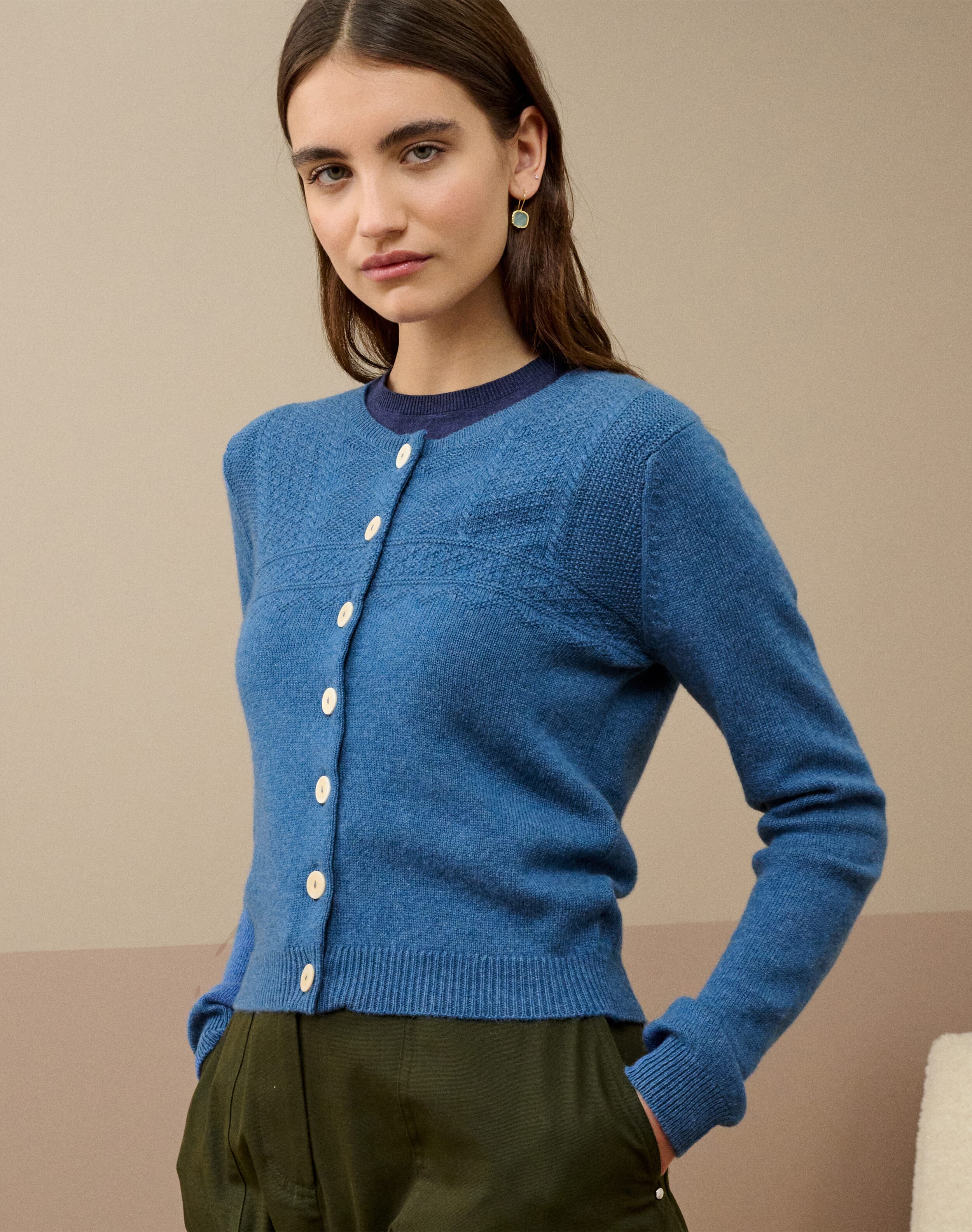 Brora Silk Embroidered Pintuck Dress & raspberry - 5