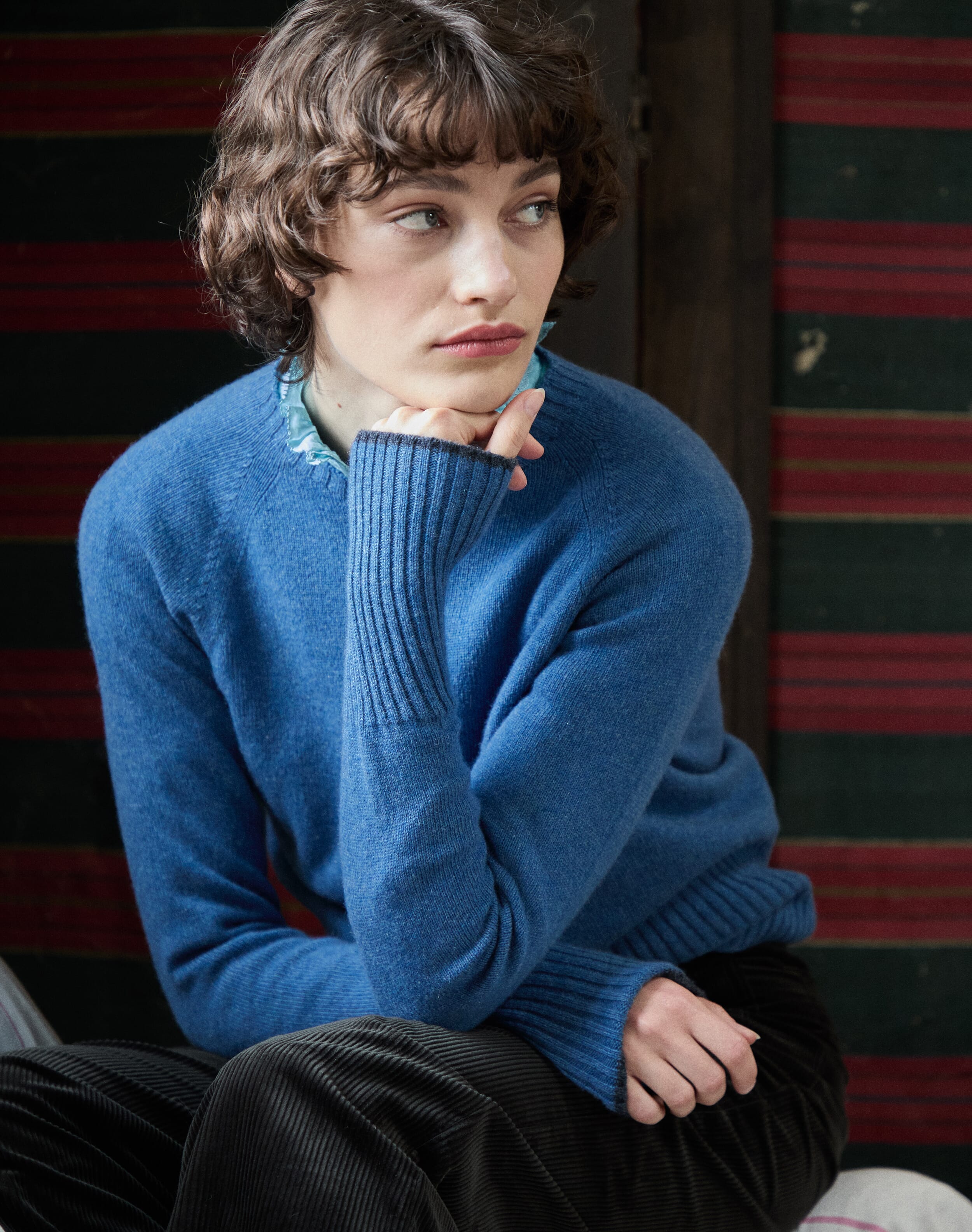 Brora Cashmere Boxy Jumper Dusk