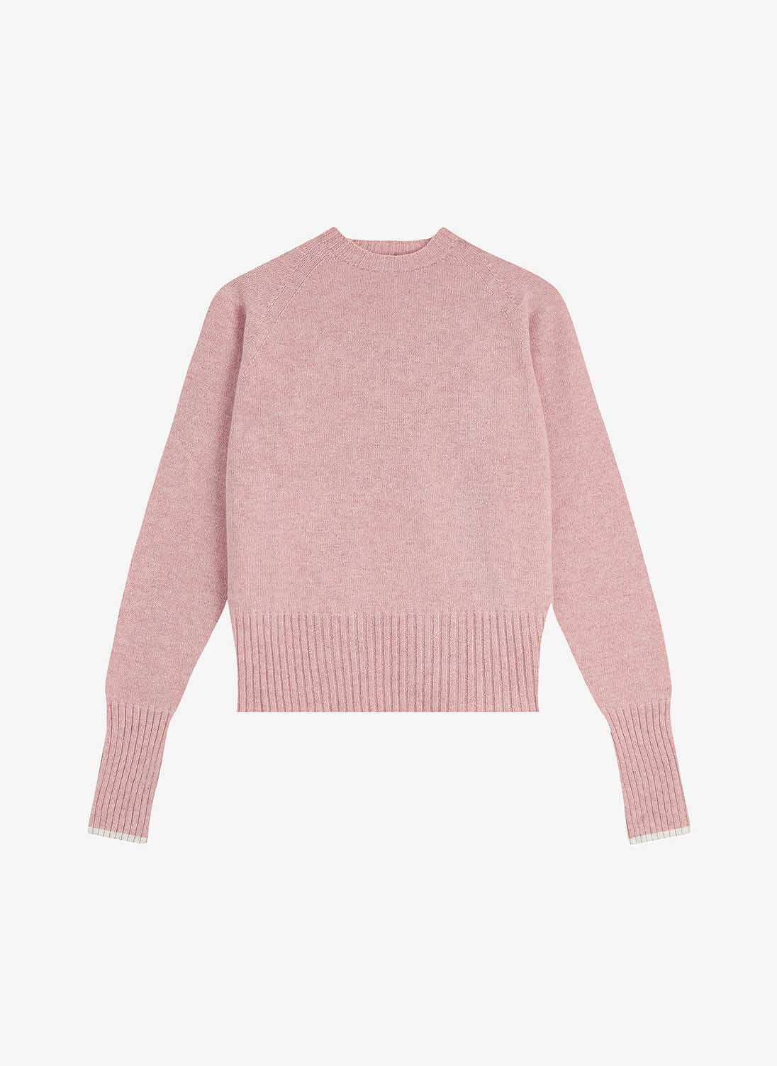 Pink Cashmere & Silk Blend Women's Christmas Jumper main image 1