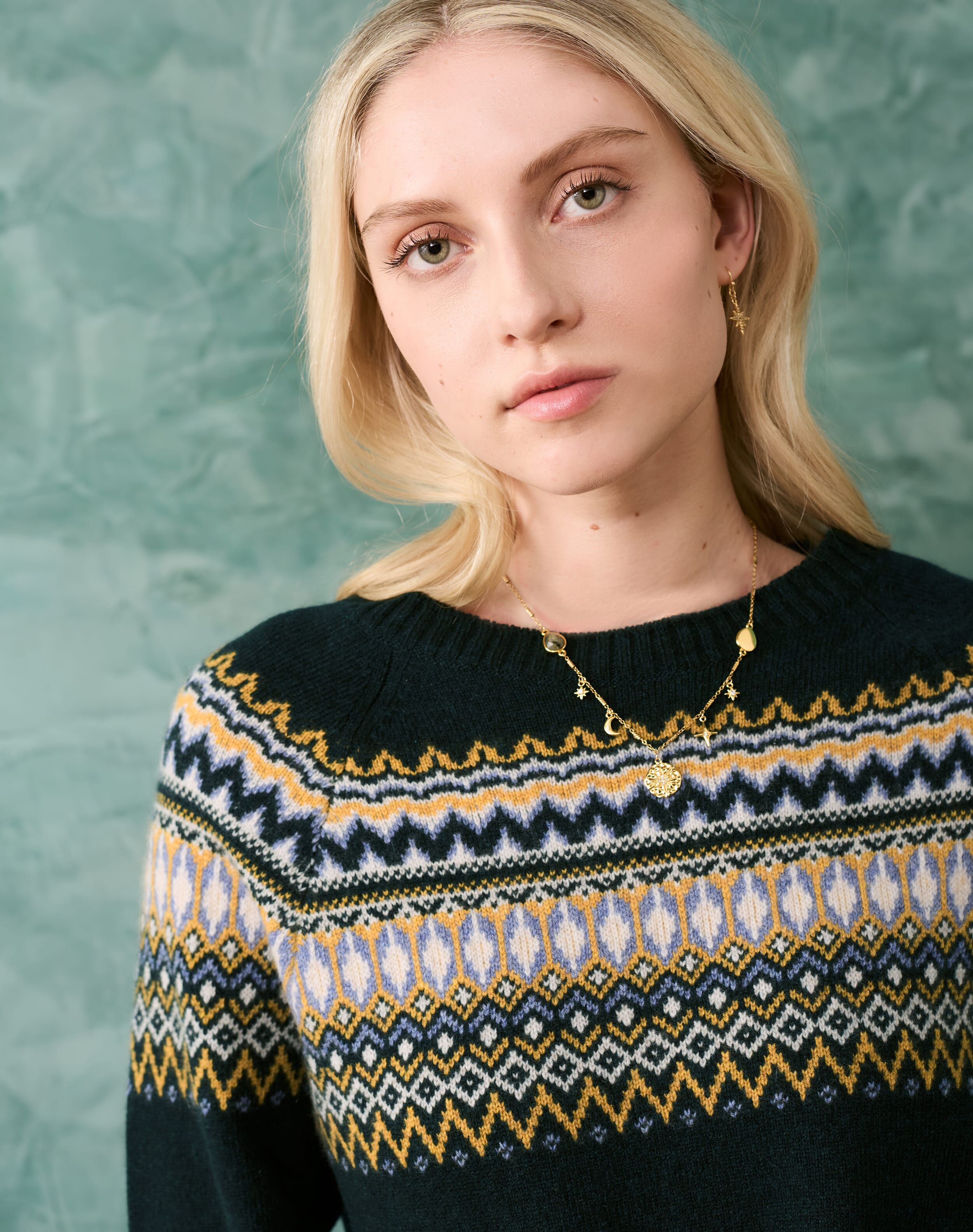 Brora Cashmere Icelandic Jumper Pine for Women