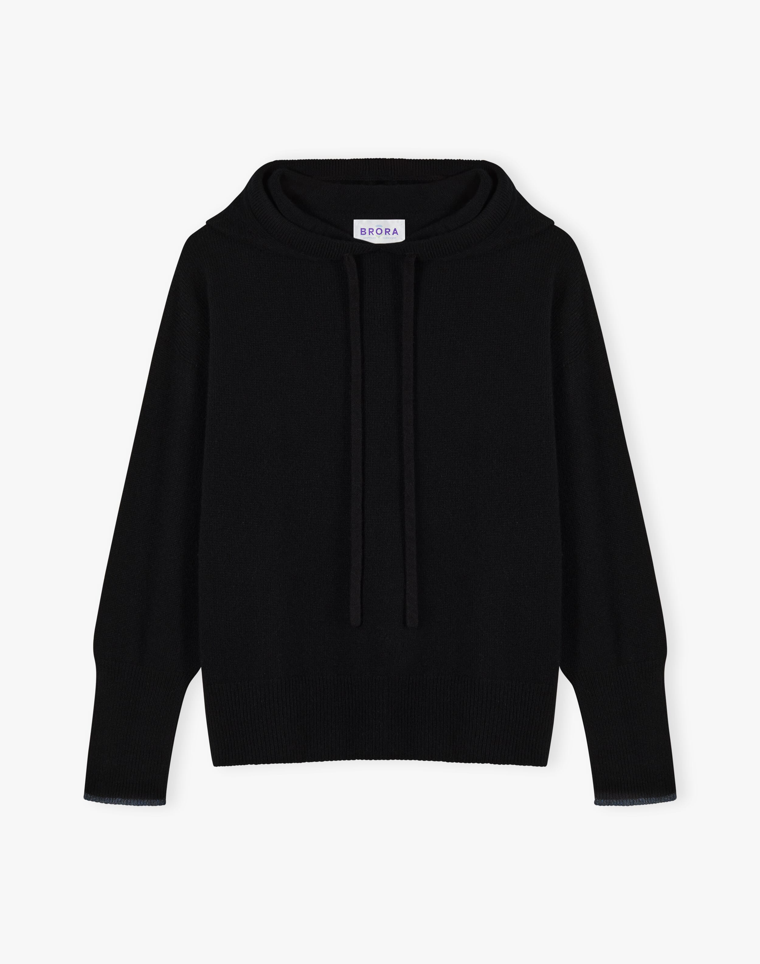 Knitted Sweaters Filippa K Kathleen Sweater Black Cashmere Hoody