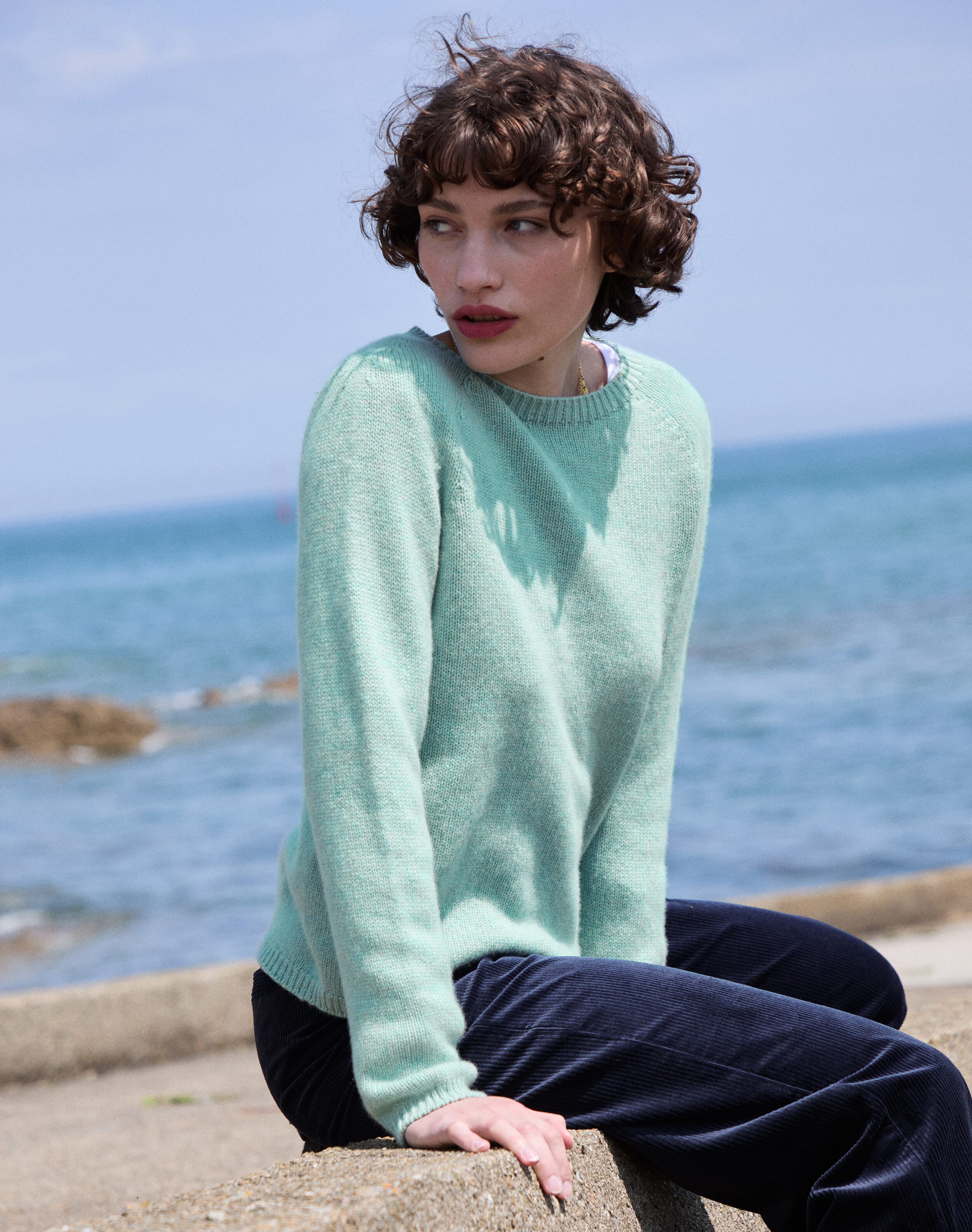 Brora Cashmere Jumper Seaspray