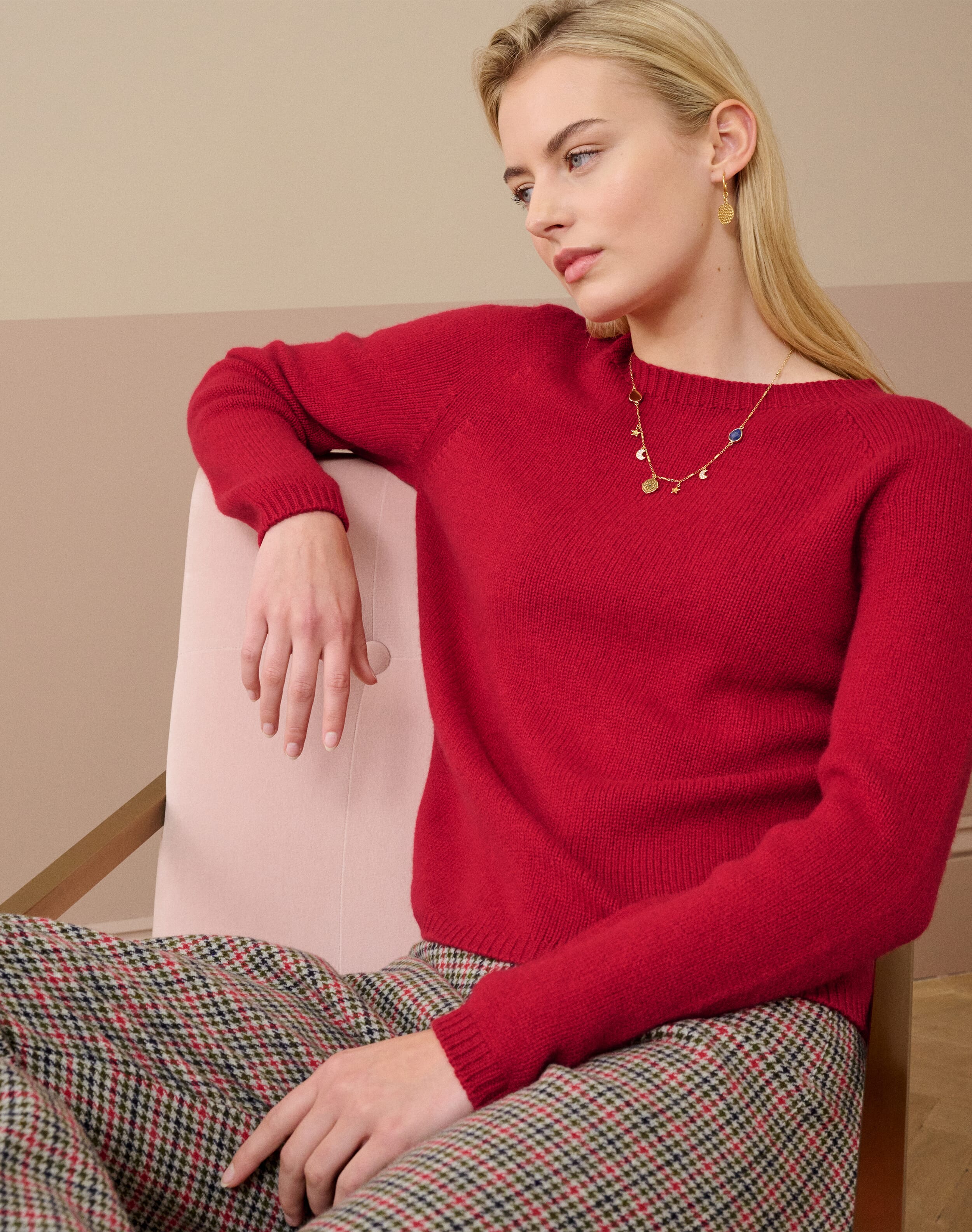 Brora Cashmere Jumper Garnet