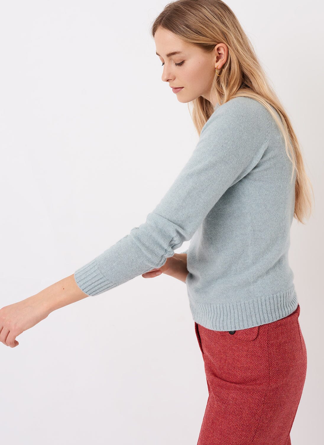 Foam Cashmere Cable Jumper | Women's Jumpers | Brora Online