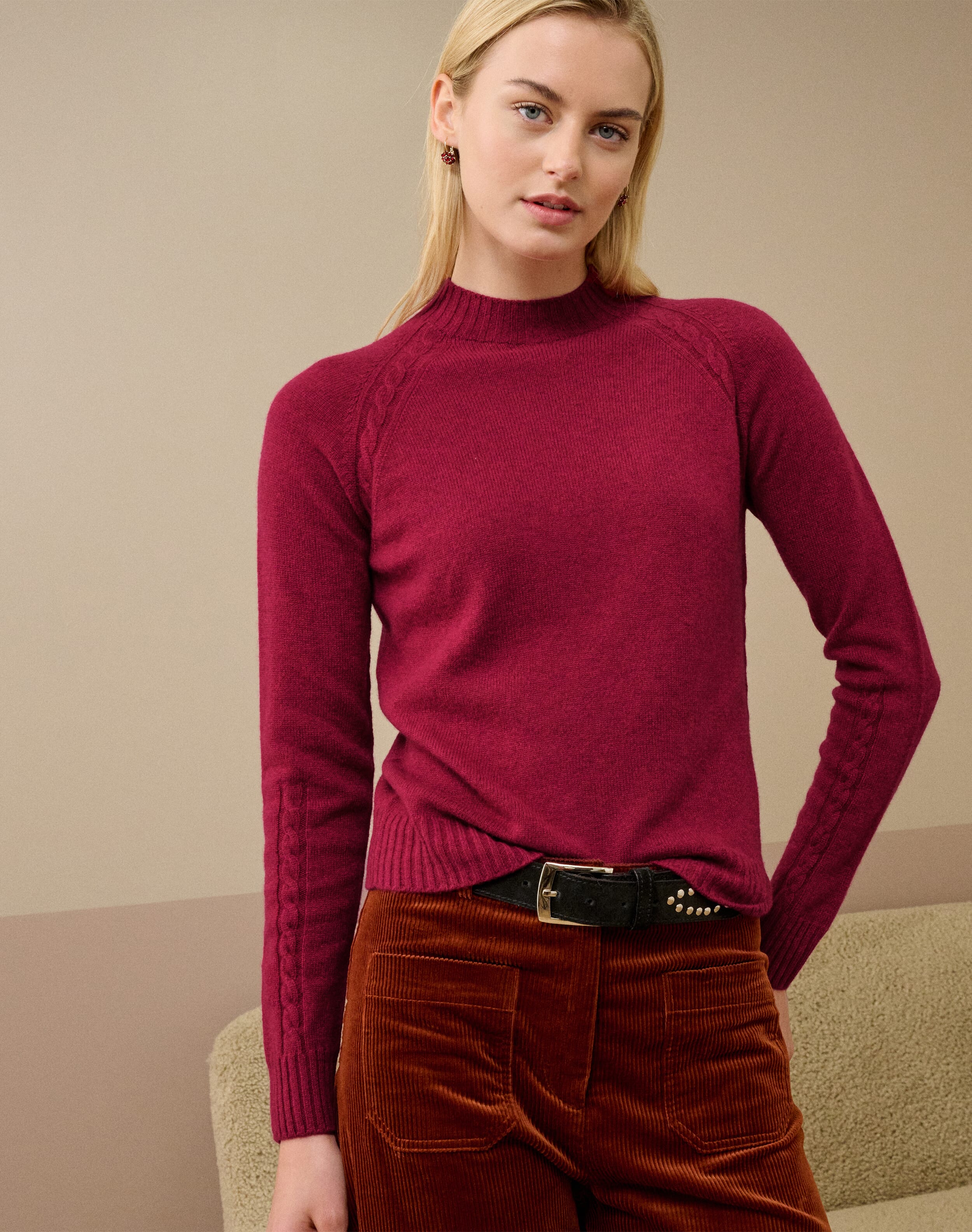 Brora Embroidered Silk Dress & wedgewood