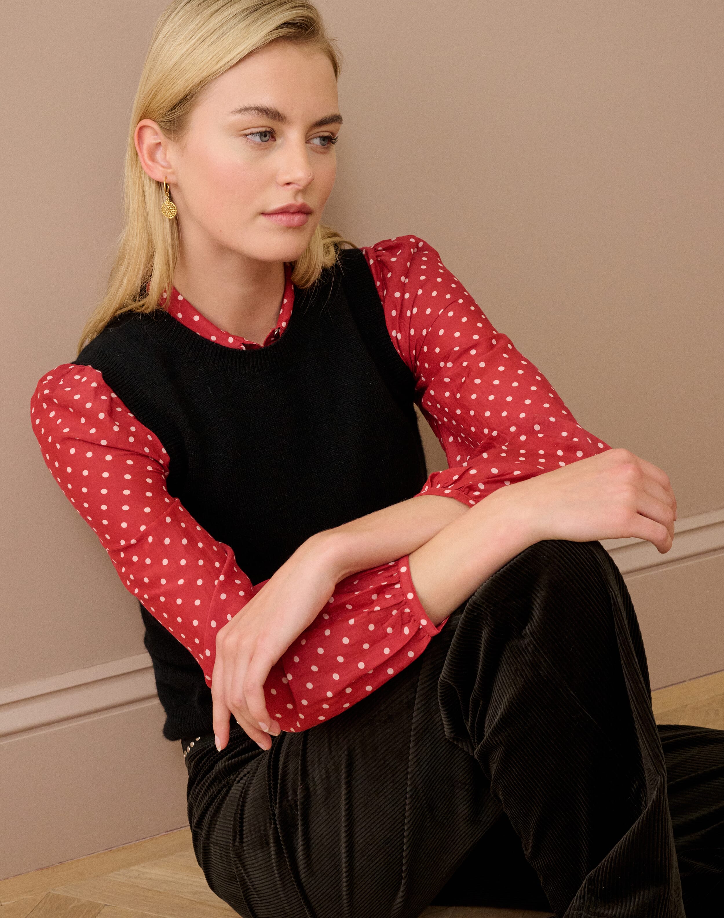 Brora Cashmere Tank Black for Women