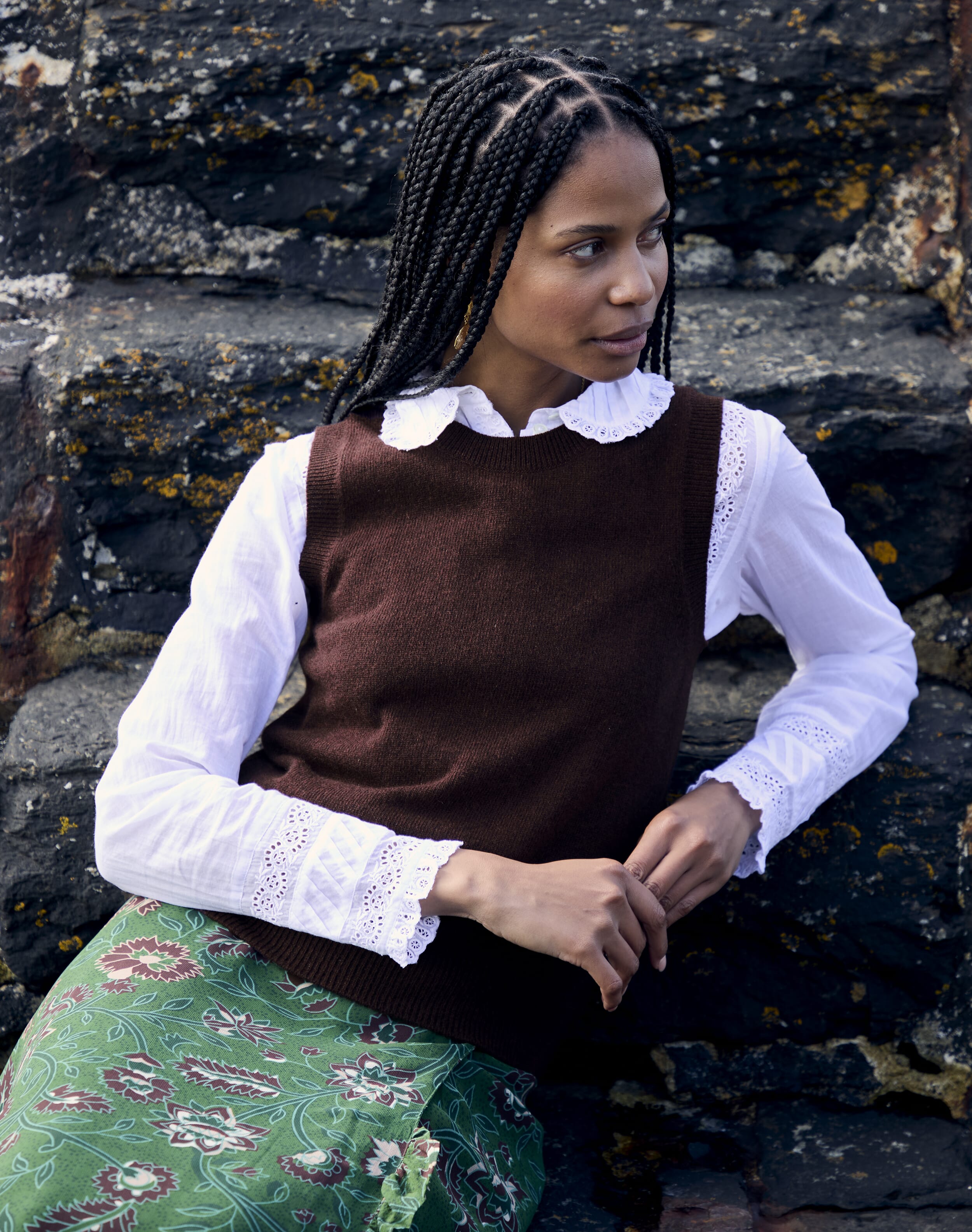 Brora Cashmere Tank Malt