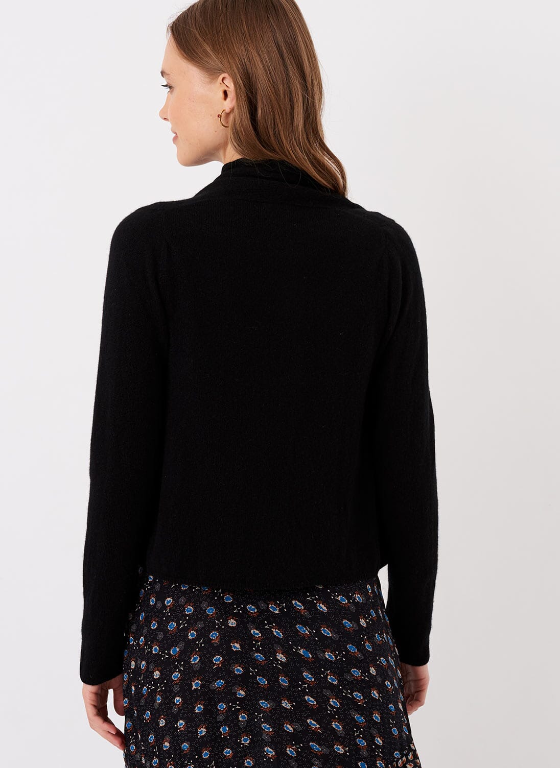 Black Cashmere Gauzy Cardigan Women's Cardigans Brora