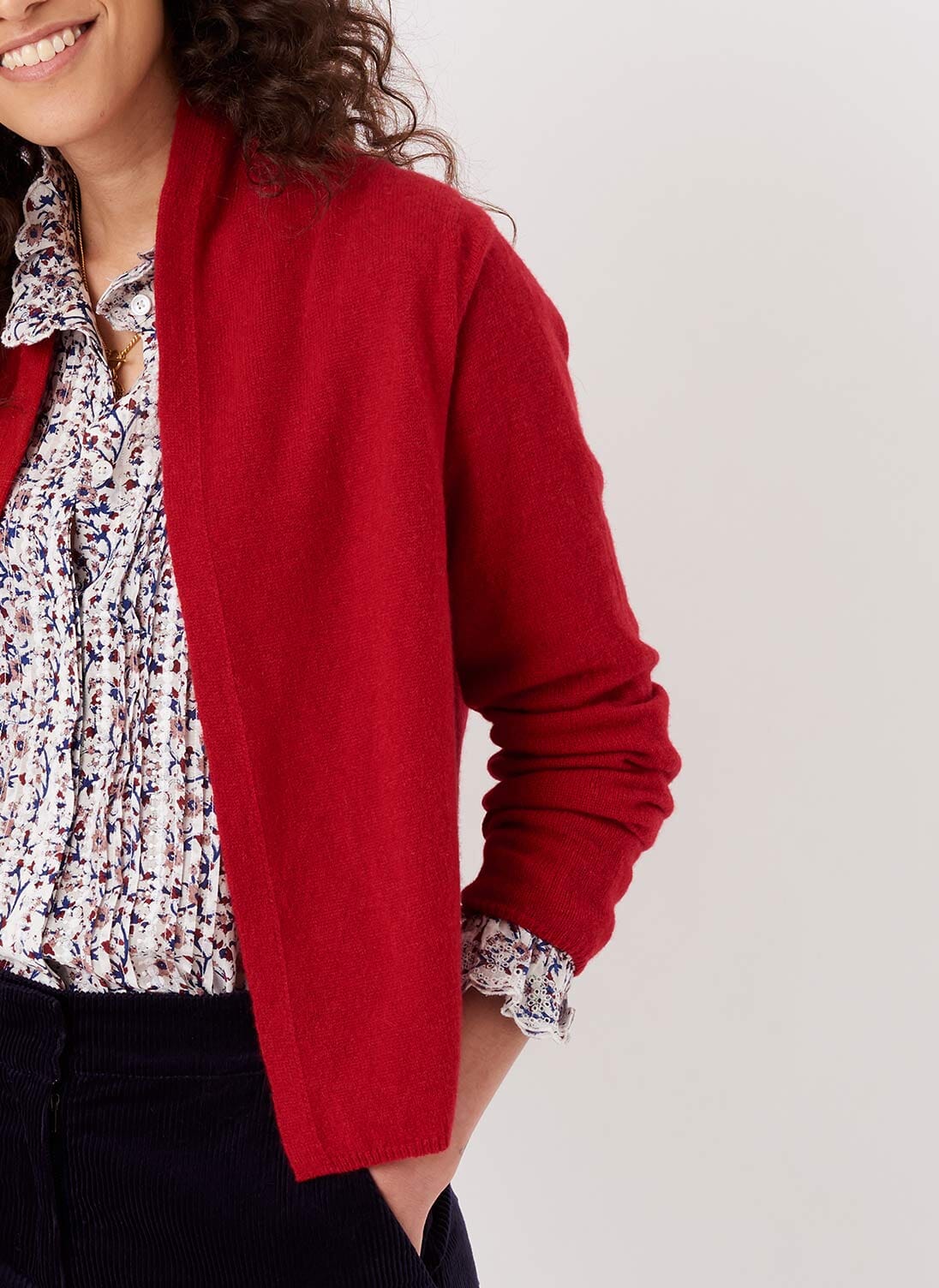 Ruby Cashmere Gauzy Cardigan Women's Cardigans Brora