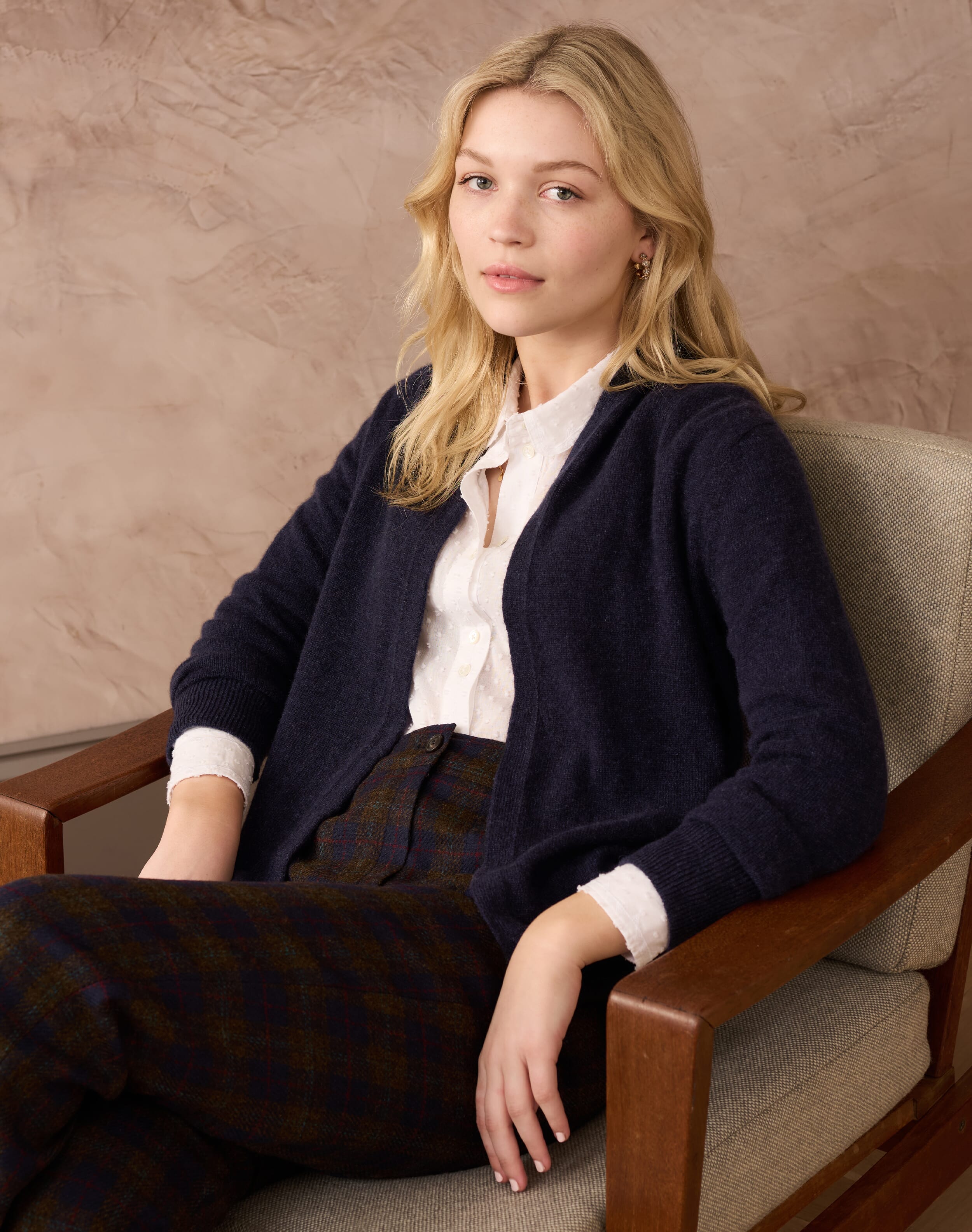 Brora Cashmere Gauzy Shawl Cardigan