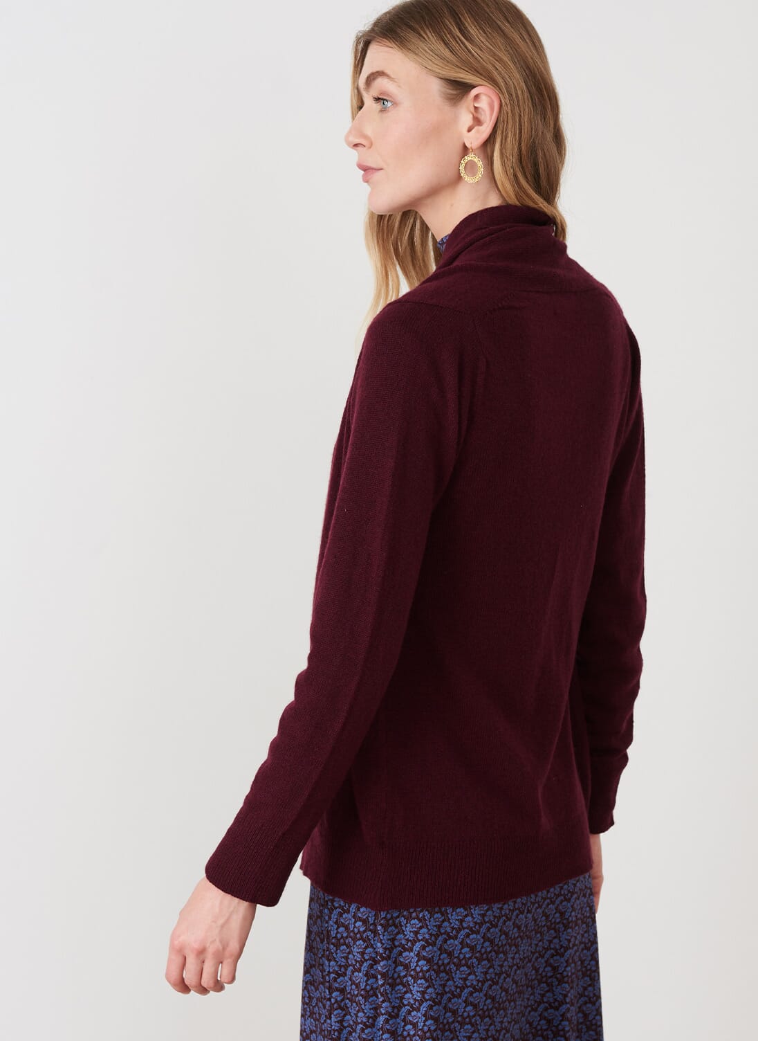 Berry Cashmere Gauzy Shawl Cardigan Cardigans Brora