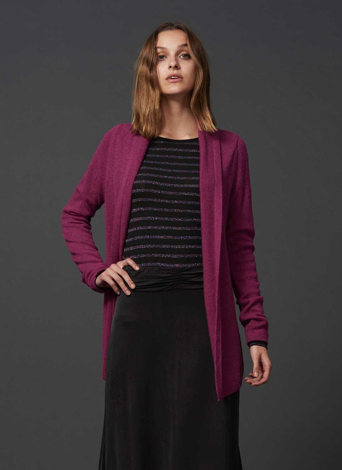 Cashmere Gauzy Shawl Cardigan | Brora.co.uk
