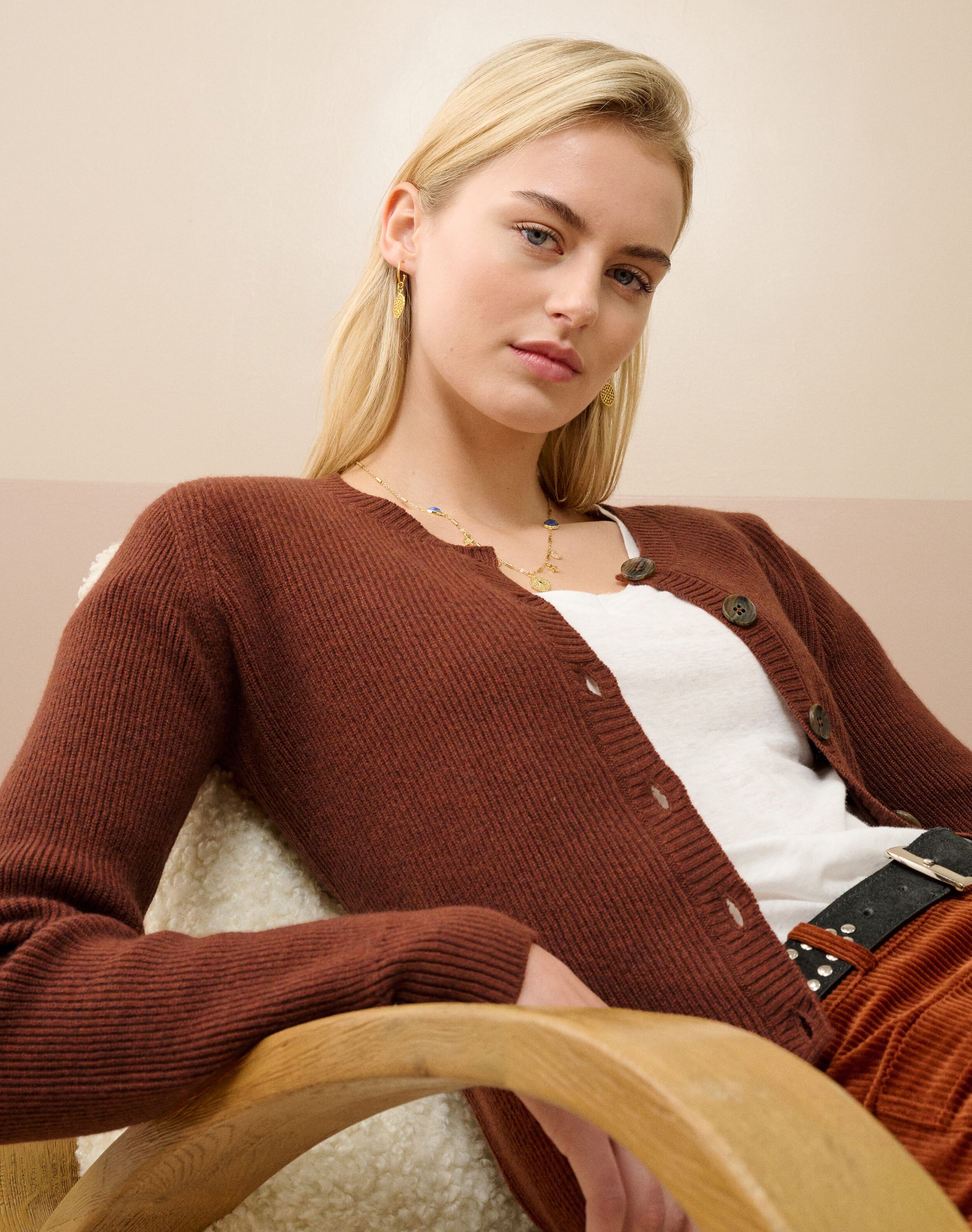 Brora Cashmere Zip Turtle Neck Jumper Steel