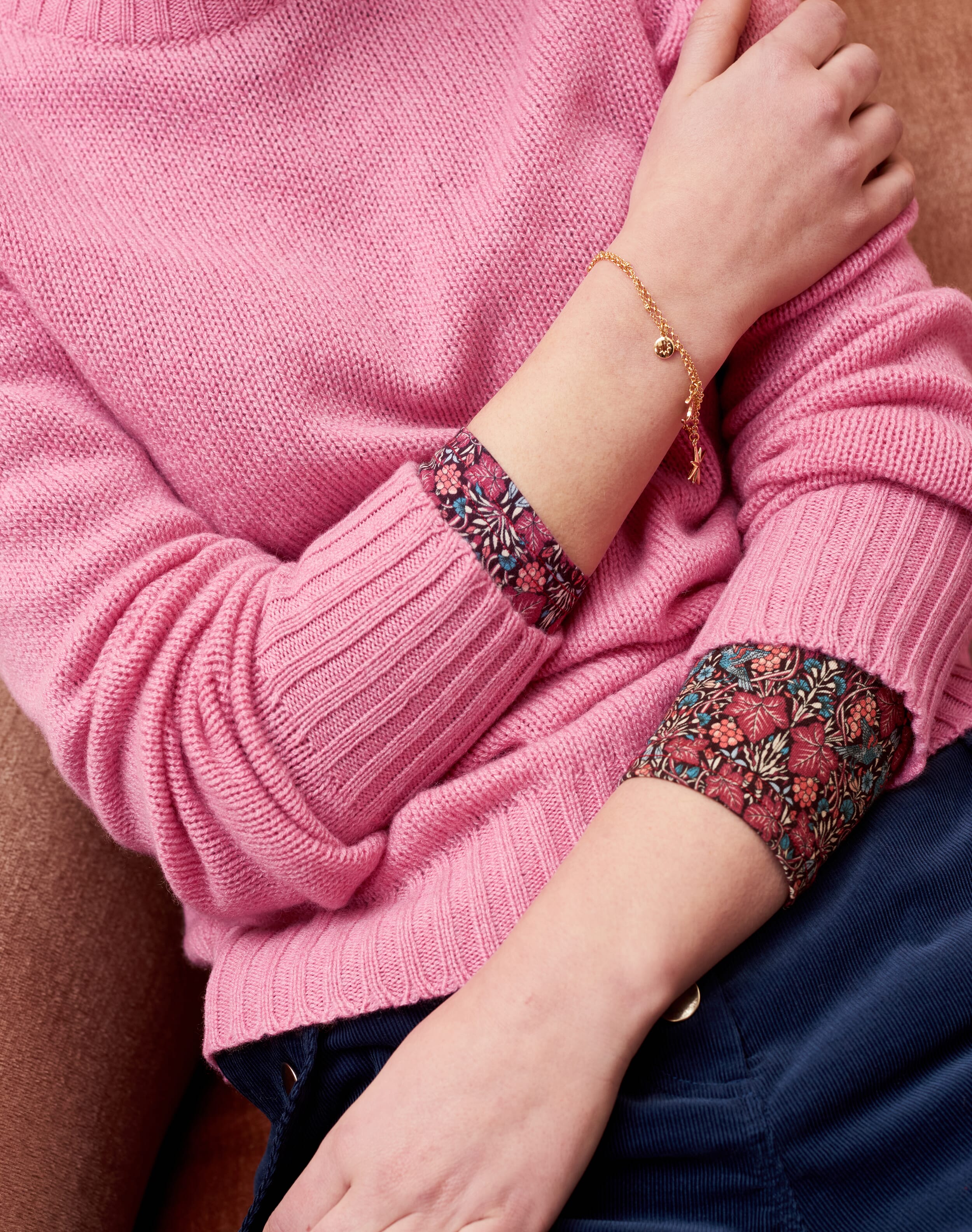 Pink Scottish Cashmere Gauzy Jumper Knitwear Brora pink-scottish-cashmere-gauzy-jumper-knitwear-brora