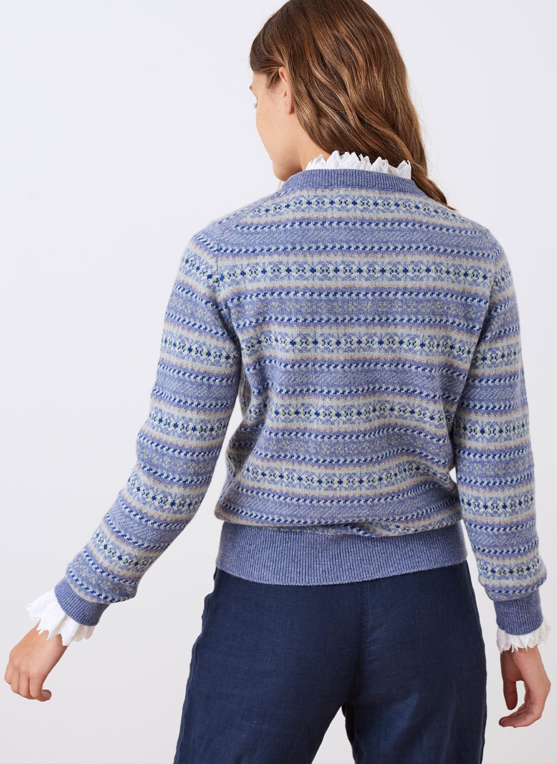 Iris Cashmere Ditsy Fair Isle Jumper Women's Jumpers Brora