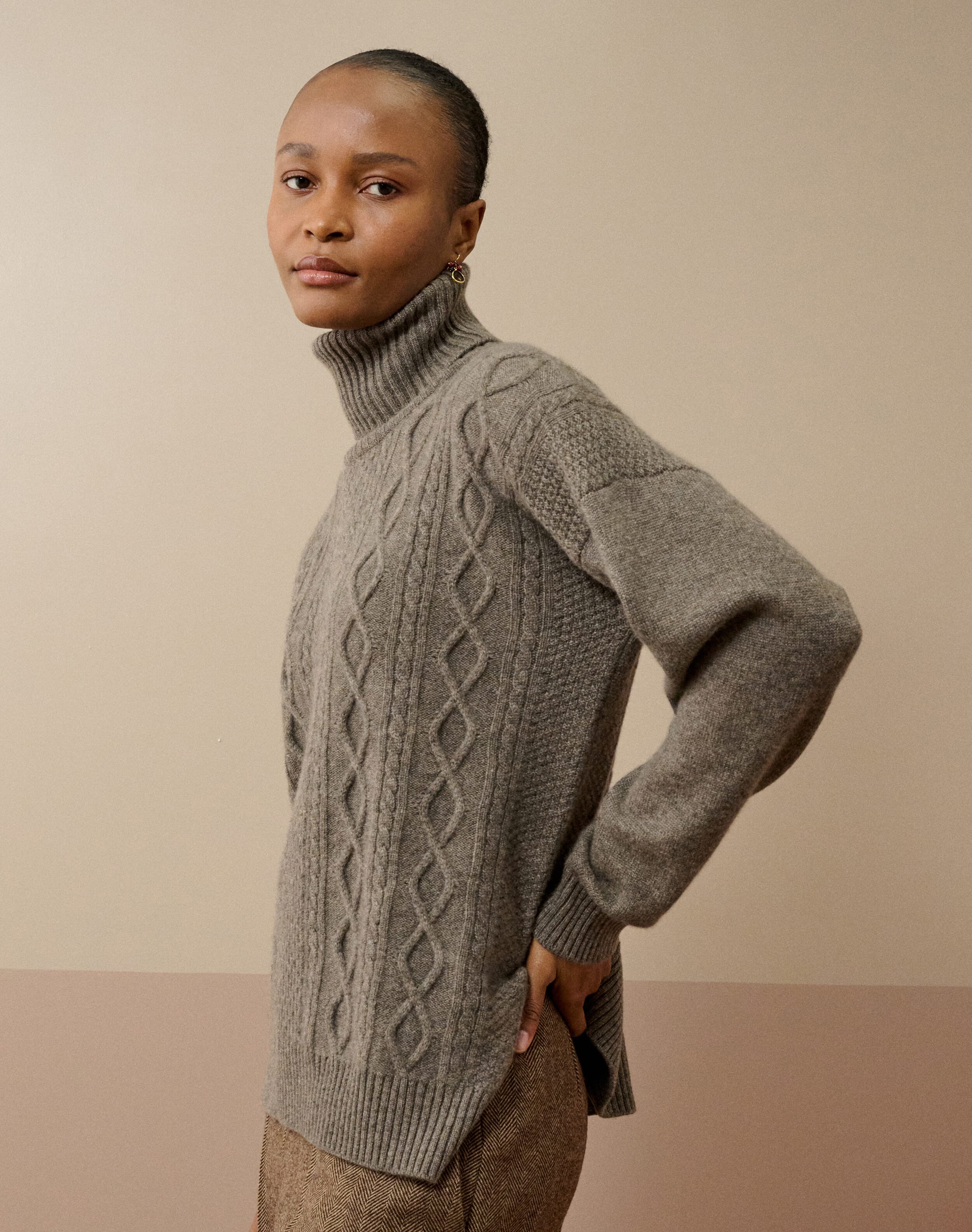 トップス 25AW cash&barba Mongolian Cashmere POLO 25AW cash&barba Mongolian Cashmere POLO